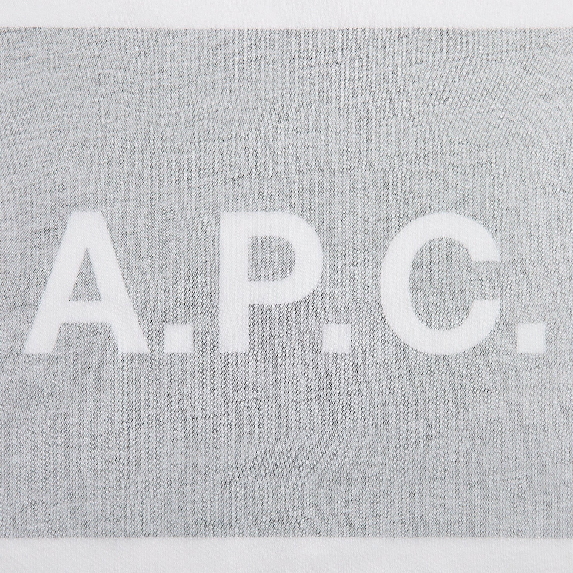 A.P.C. Manches Courtes Vignette Apc Tee - Laa Grey