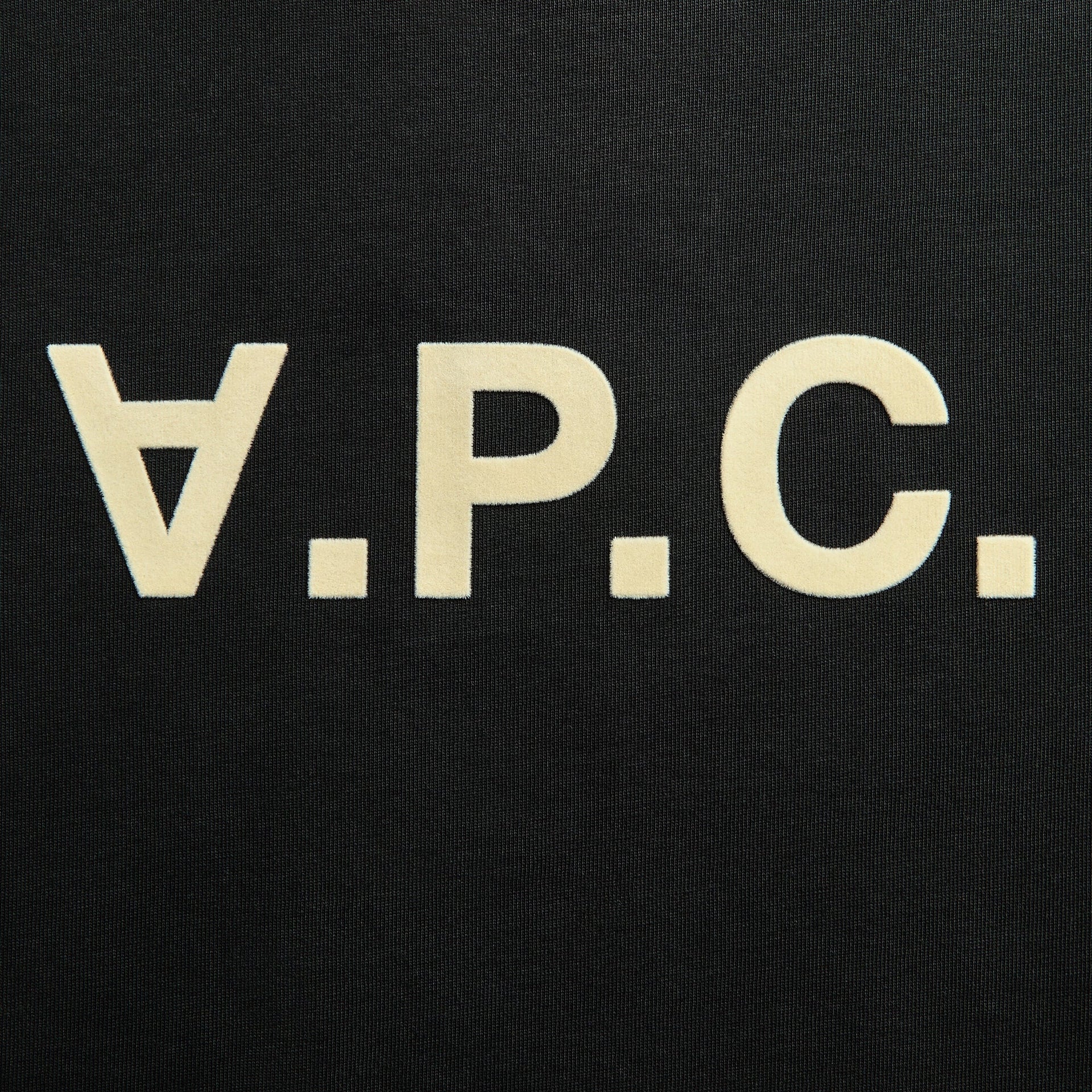 A.P.C. Standard Grand VPC Tee - Faux Noir / Ecru