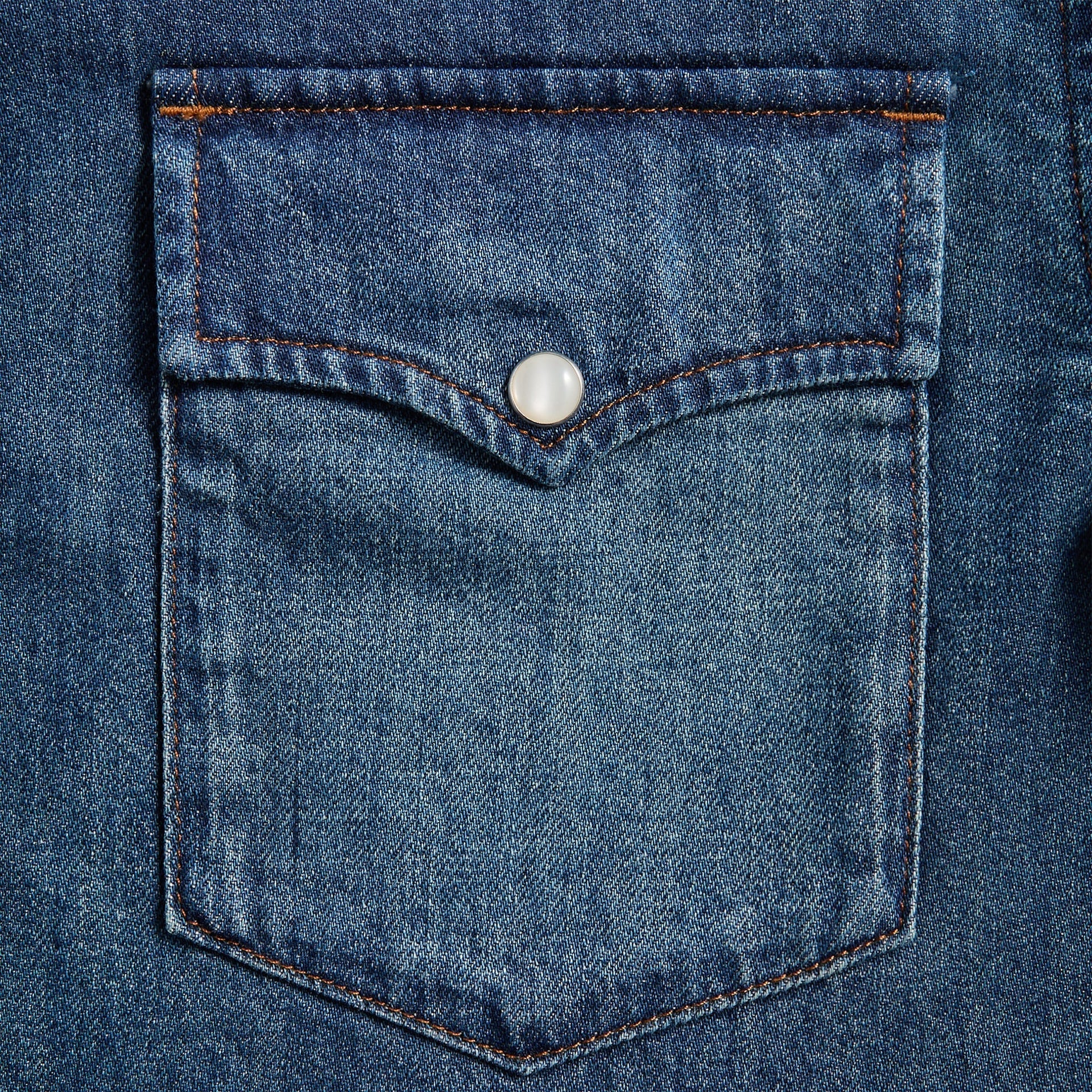 A.P.C. Chemise Western - Ial Washed Indigo