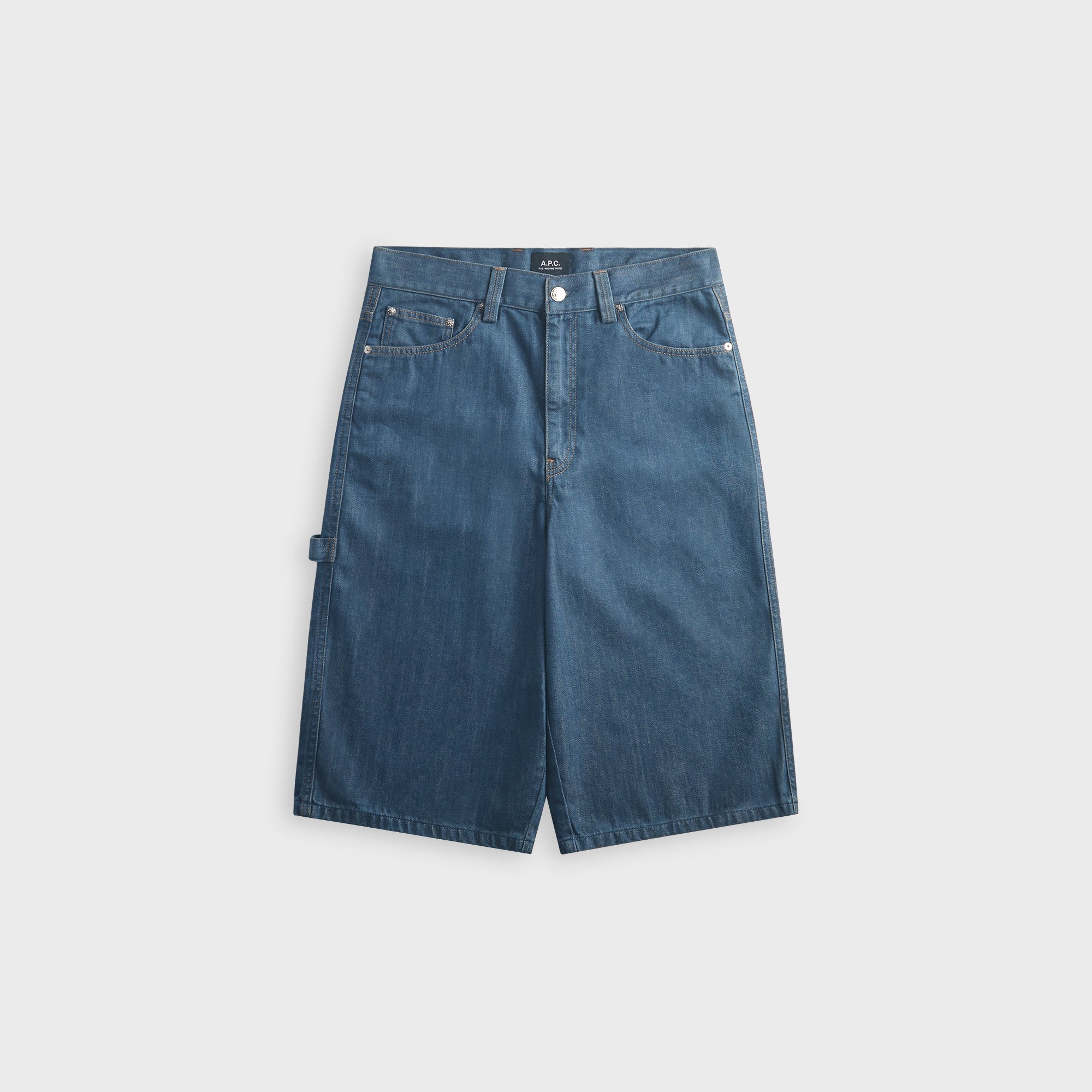 A.P.C. Westland Short - Stonewashed Indigo – Kith