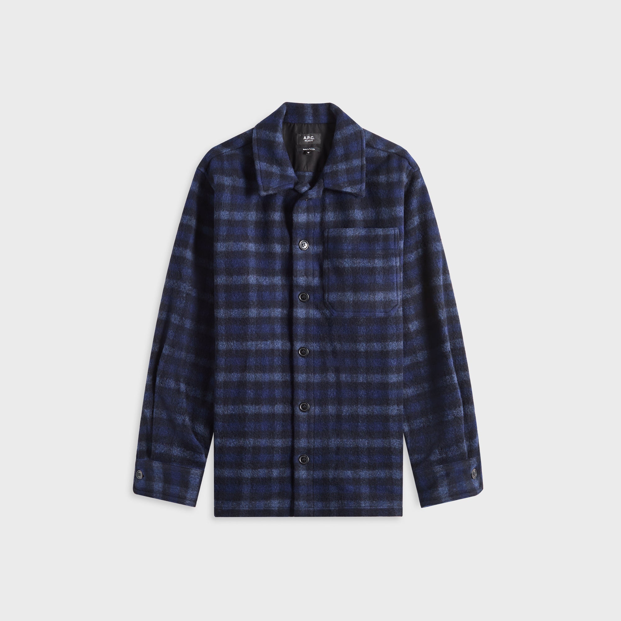 A.P.C. Surchemise Stanley Overshirt - Dark Navy – Kith