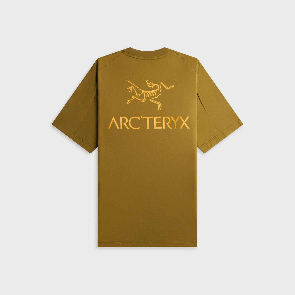 Arc'teryx Kragg SL Cotton Bird Word Short Sleeve Tee - Bracken / Larch