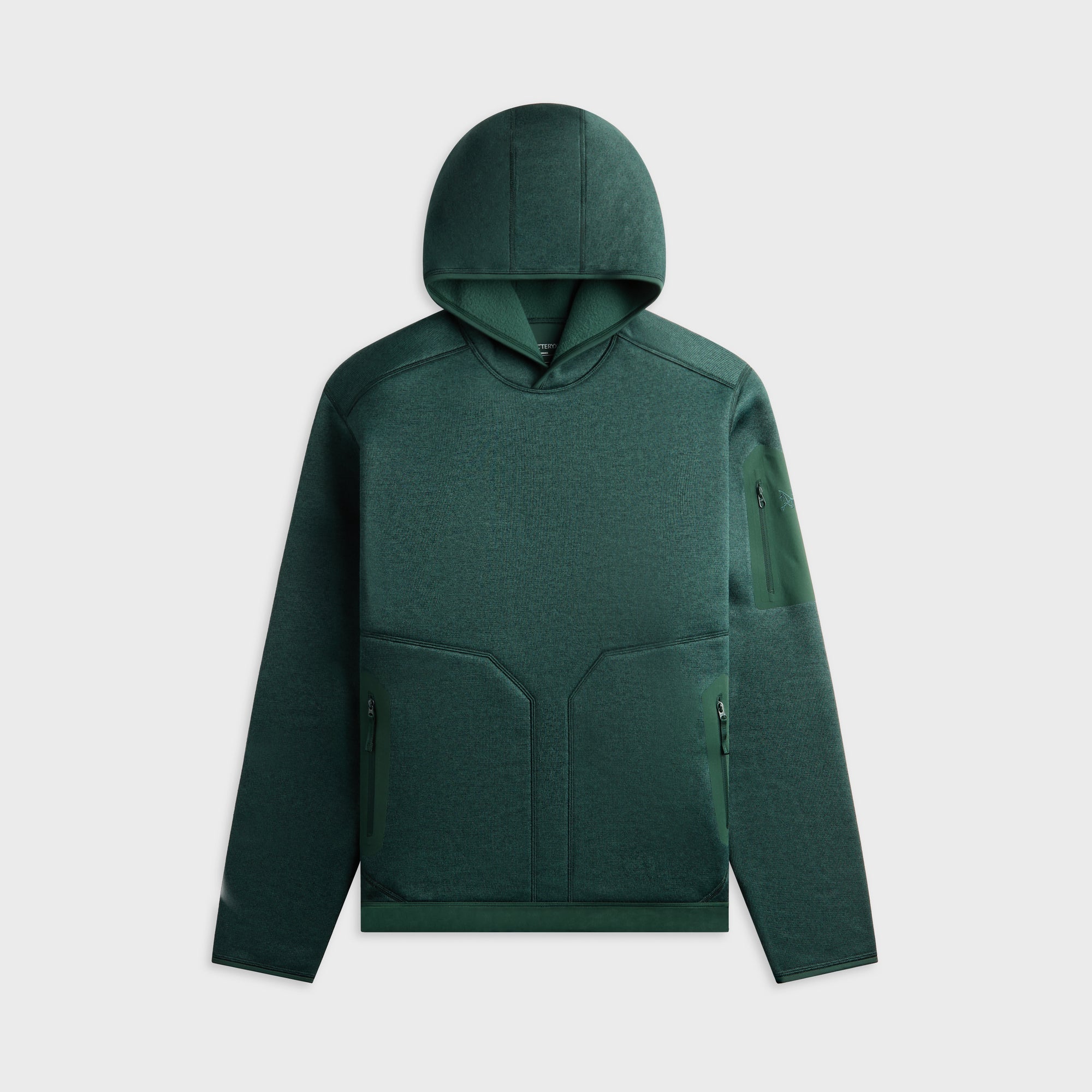 Arc'teryx Covert Pullover Hoody - Dark Jade Heather – Kith