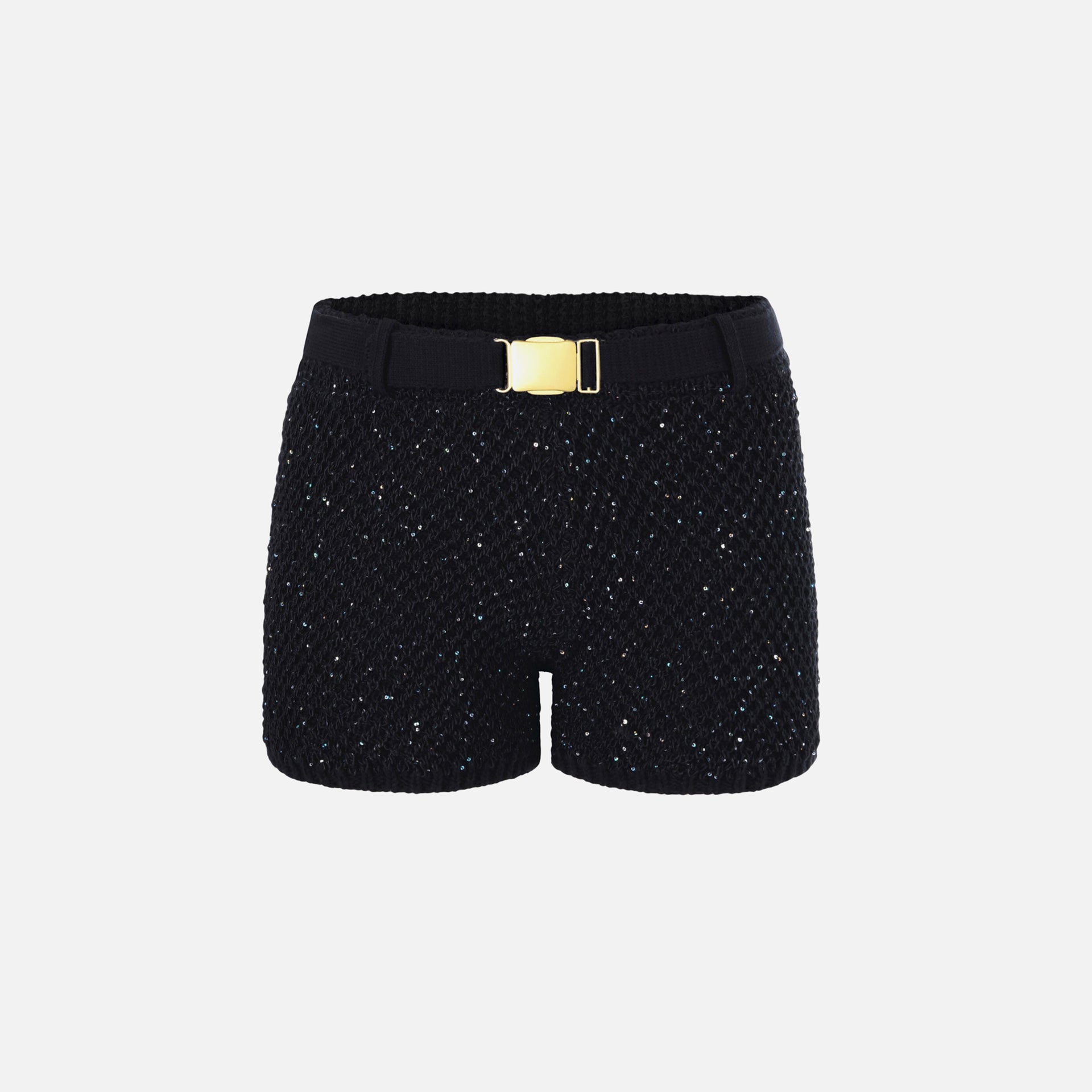 Asta Resort Grace Sequined Short - Black