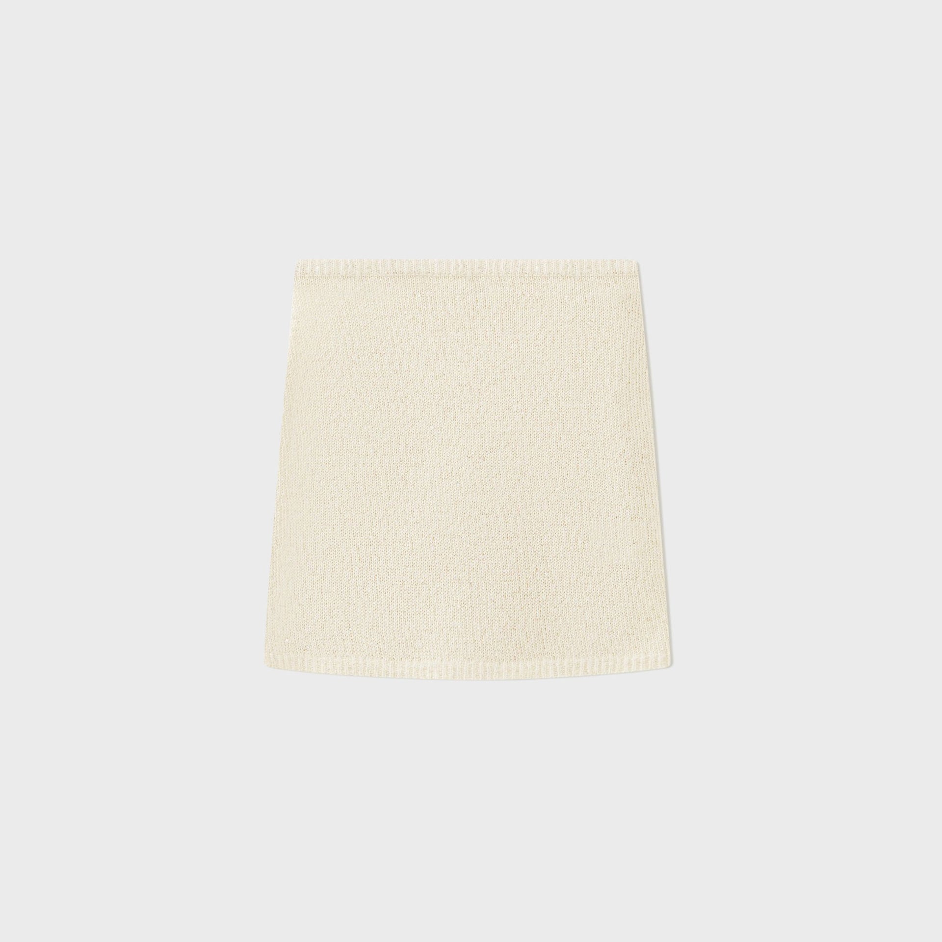 Asta Resort Ana Mini Skirt - Ivory Sequin