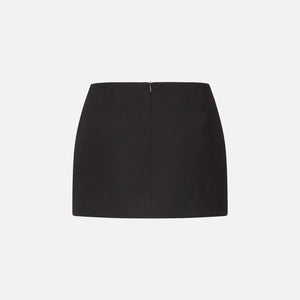 Area Jumbo Crystal Mini Skirt - Black