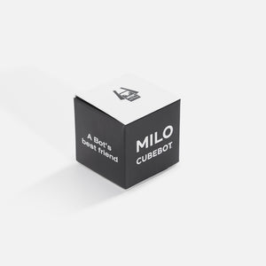Areaware Cubebot Micro Milo Skeleton - Black / White