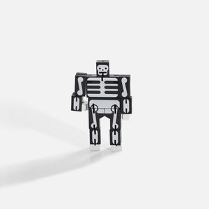 Areaware Cubebot Micro Skeleton - Black / White