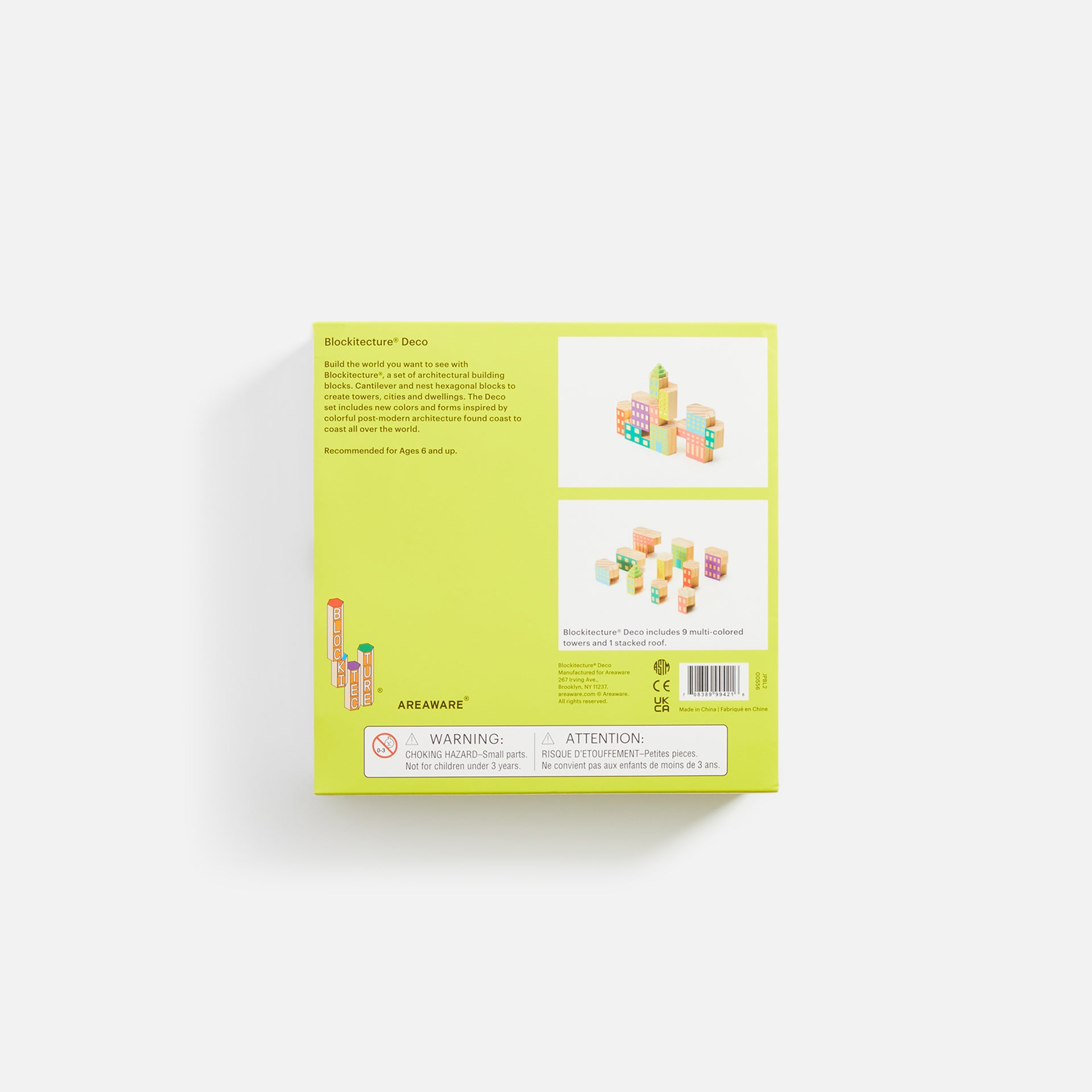 Areaware Deco Blockitecture  - Multi
