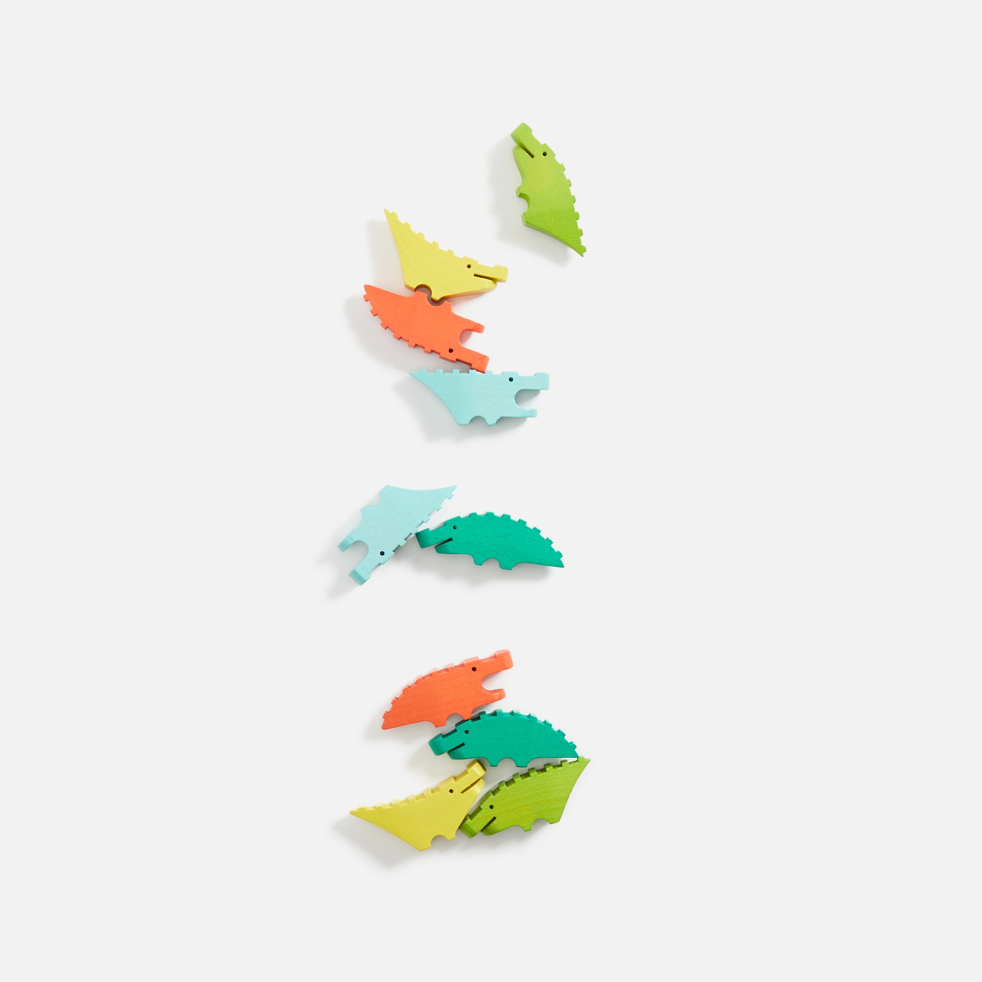 Areaware Croc Pile Mini Set of 10 - Multi