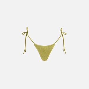 Asta Resort Lio Bikini Bottom - Chartreuse Sequin