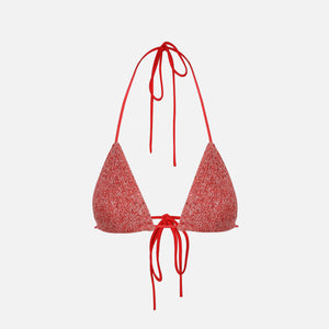 Asta Resort Lio Bikini Top - Raspberry Sequin