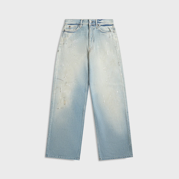ストライプ★ショルダーパッド入り★コート★ ACNE STUDIOS Acne Studios 1981 Keychains Wide Leg in Mid Blue | FWRD