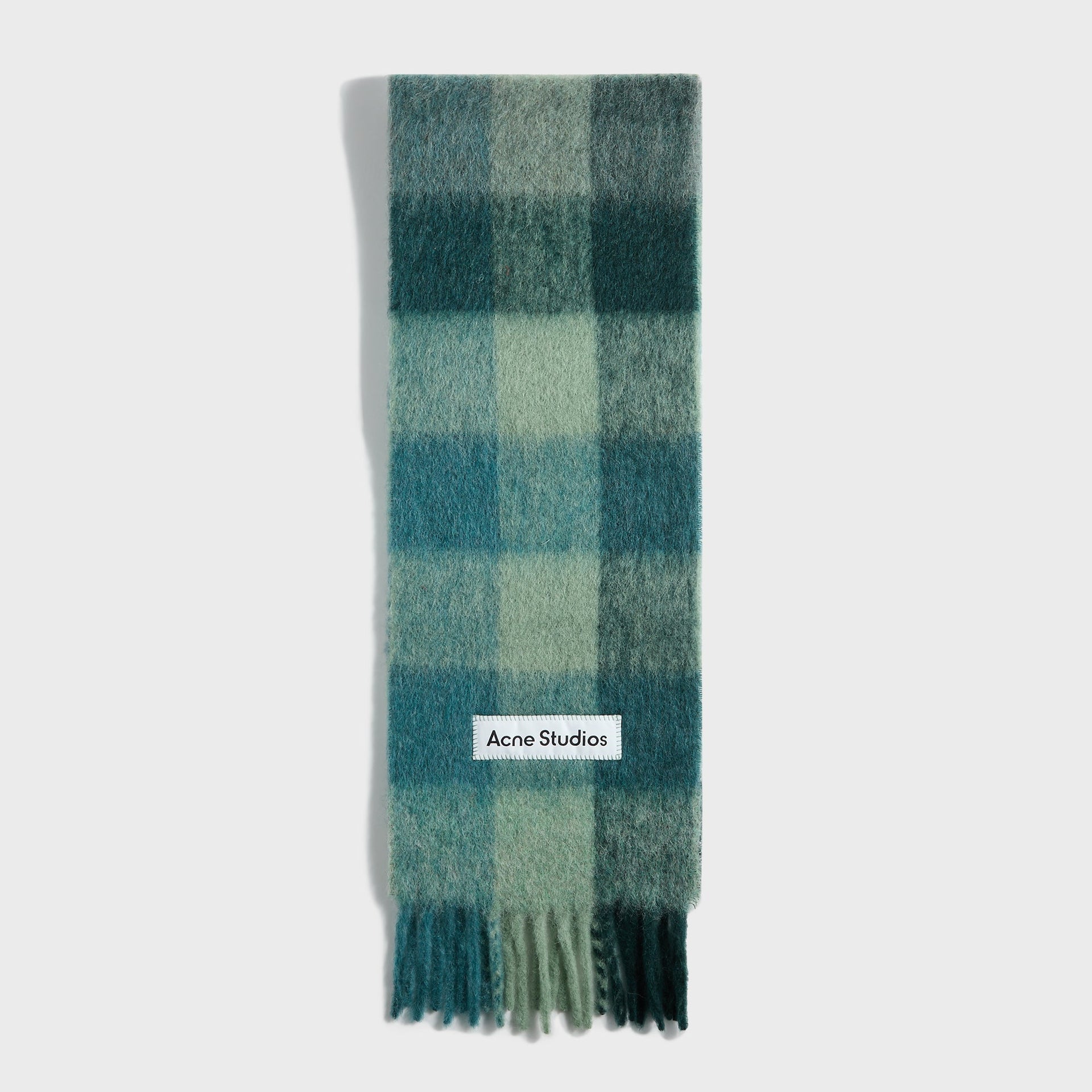 Acne Studios Scarf in Green / Grey