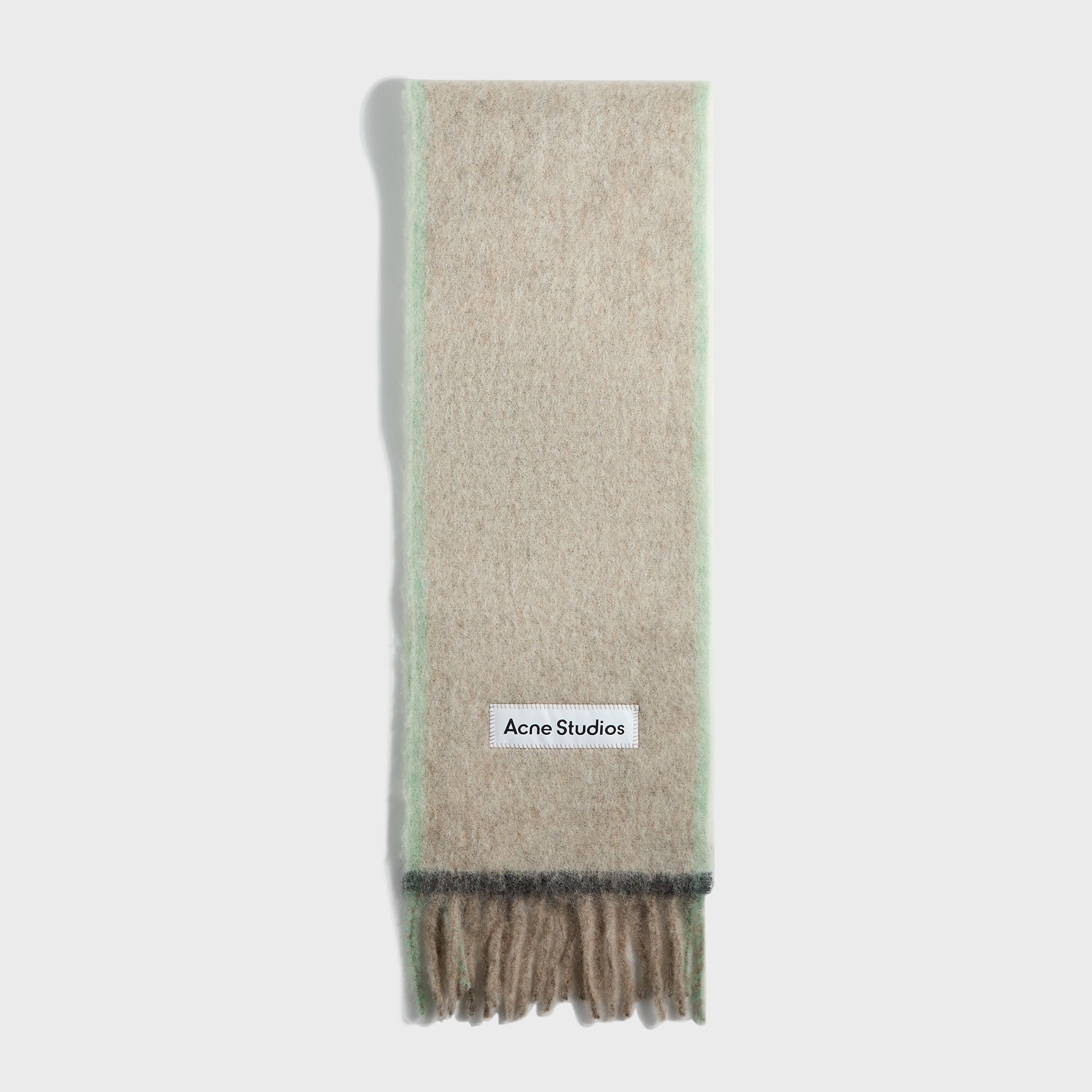 Acne Studios Scarf in Beige / Grey