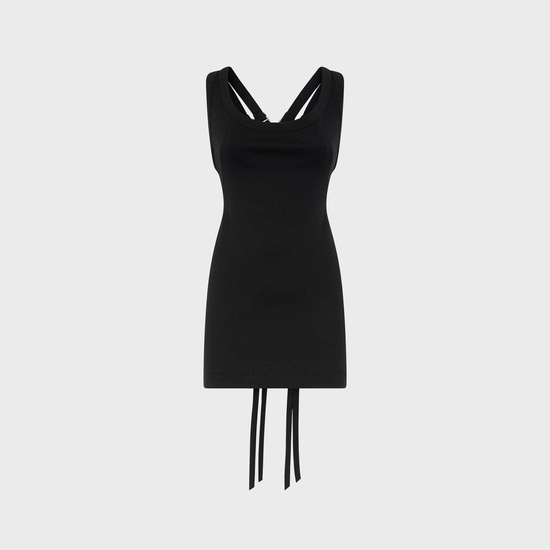 the attico black mini dress Black embellished ruched-detail mini dress The attico - women - THE ATTICO