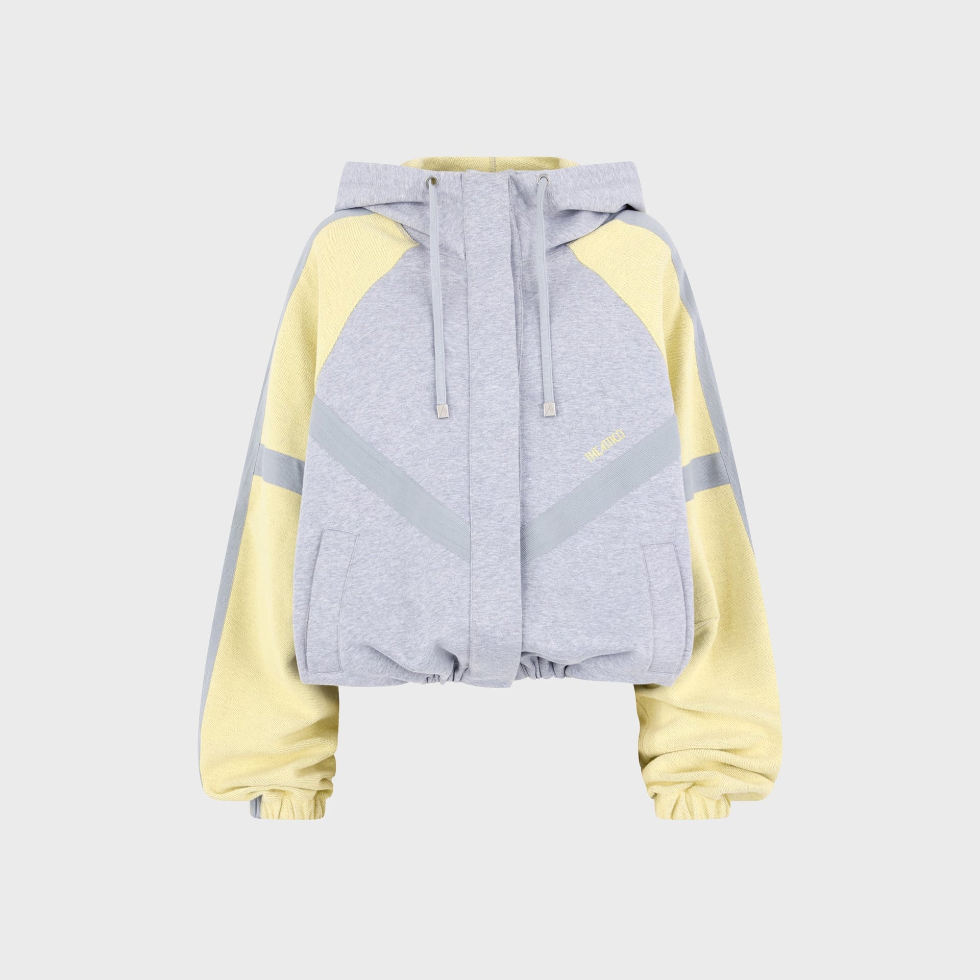 The Attico Bomber Jacket - Grey / Honey