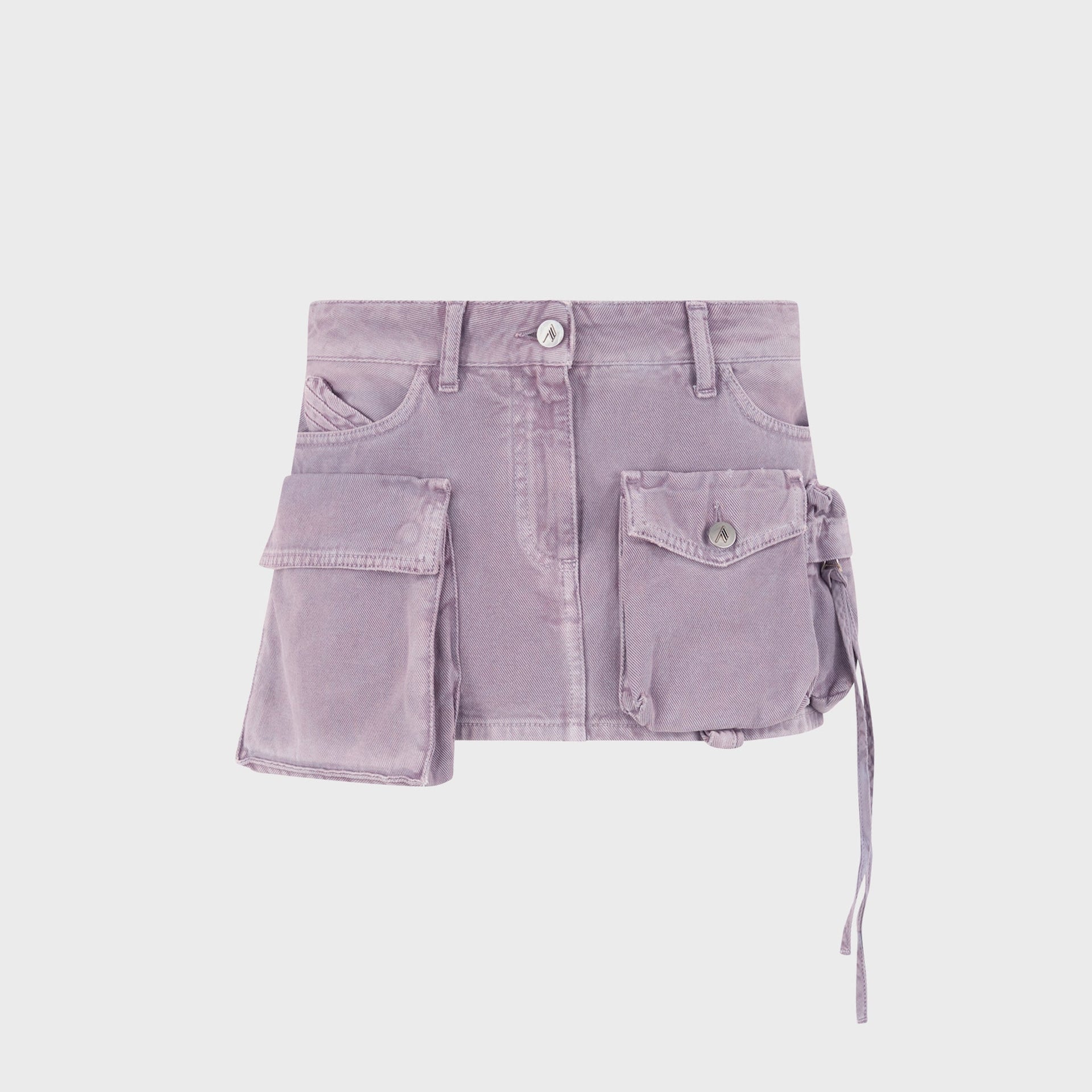 The Attico Fay Mini Skirt - Mauve Fade