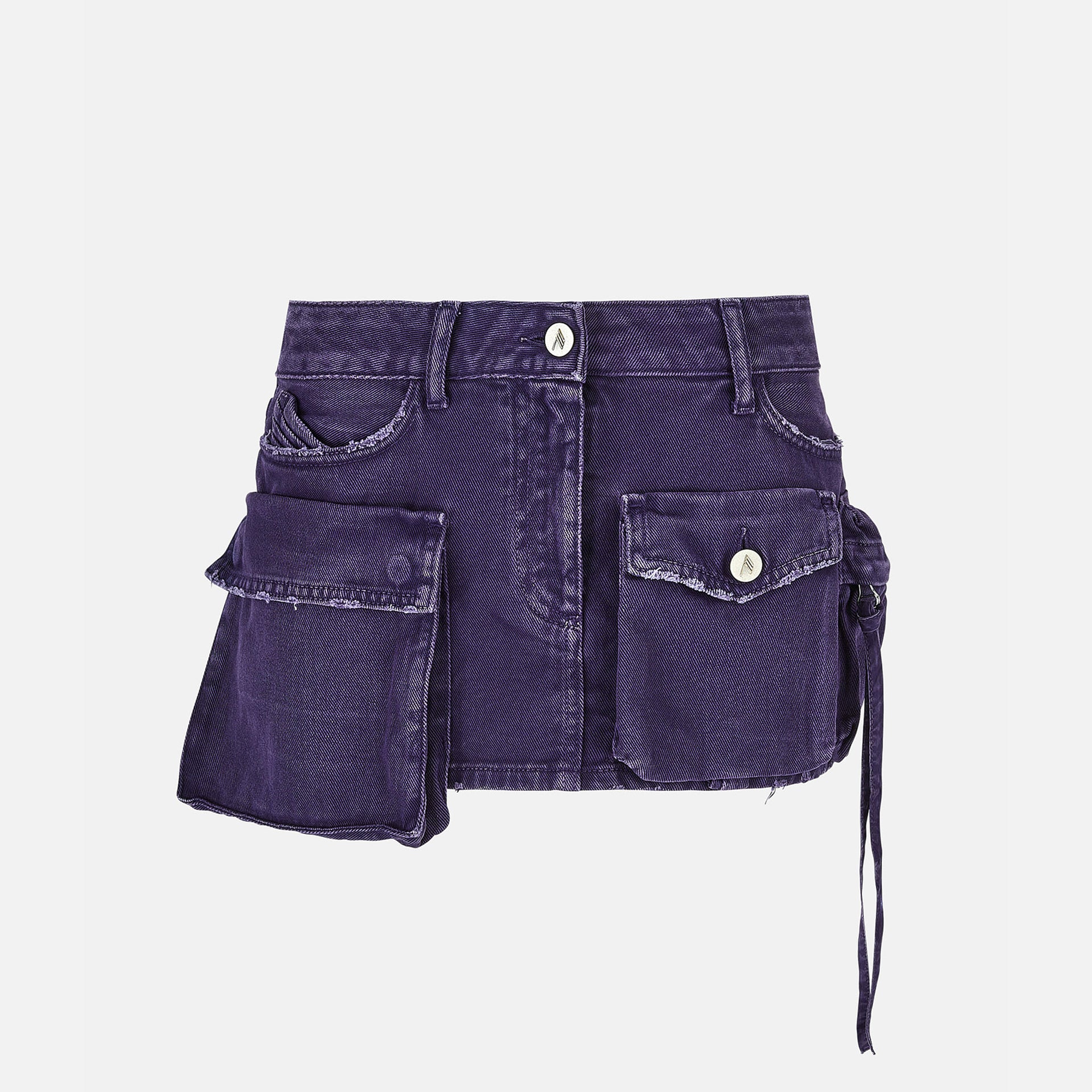 The Attico Fay Mini Skirt - Purple