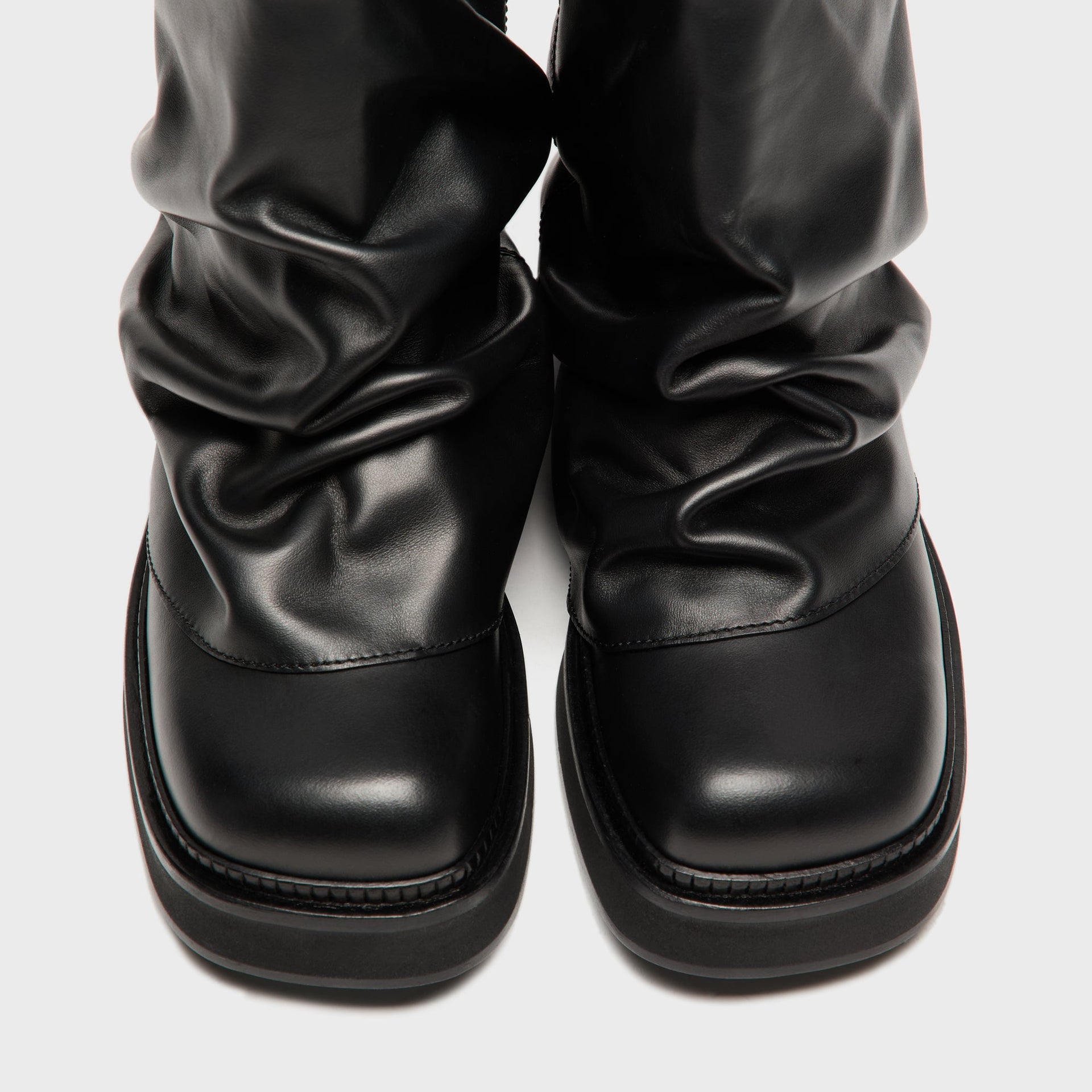 The Attico Mini Robin Combat Boot - Black