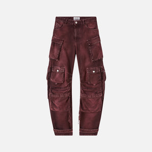 The Attico Fern Long Pant - Red