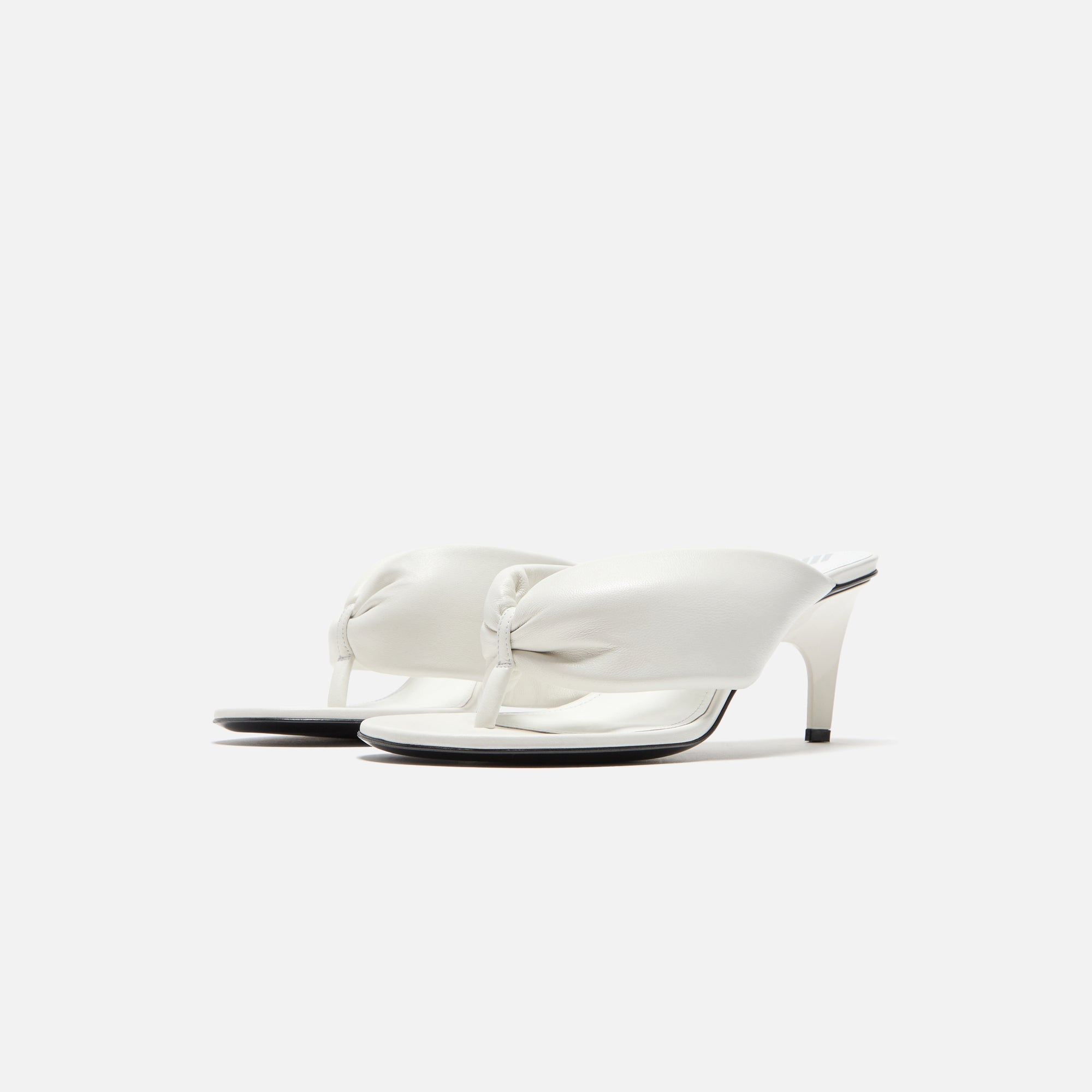 THE ATTICO REM サンダル THE ATTICO REM 60MM SANDAL SILVER BLACK NEW SEASON PARLOUR X