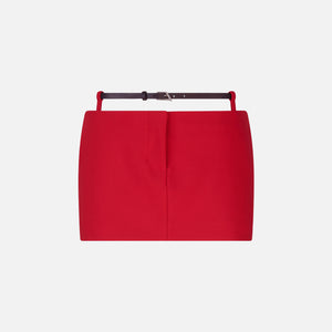 The Attico Mini Skirt - Vibrant Red