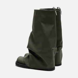 The Attico Robin Combat Boot - Bottle Green