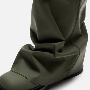 The Attico Robin Combat Boot - Bottle Green