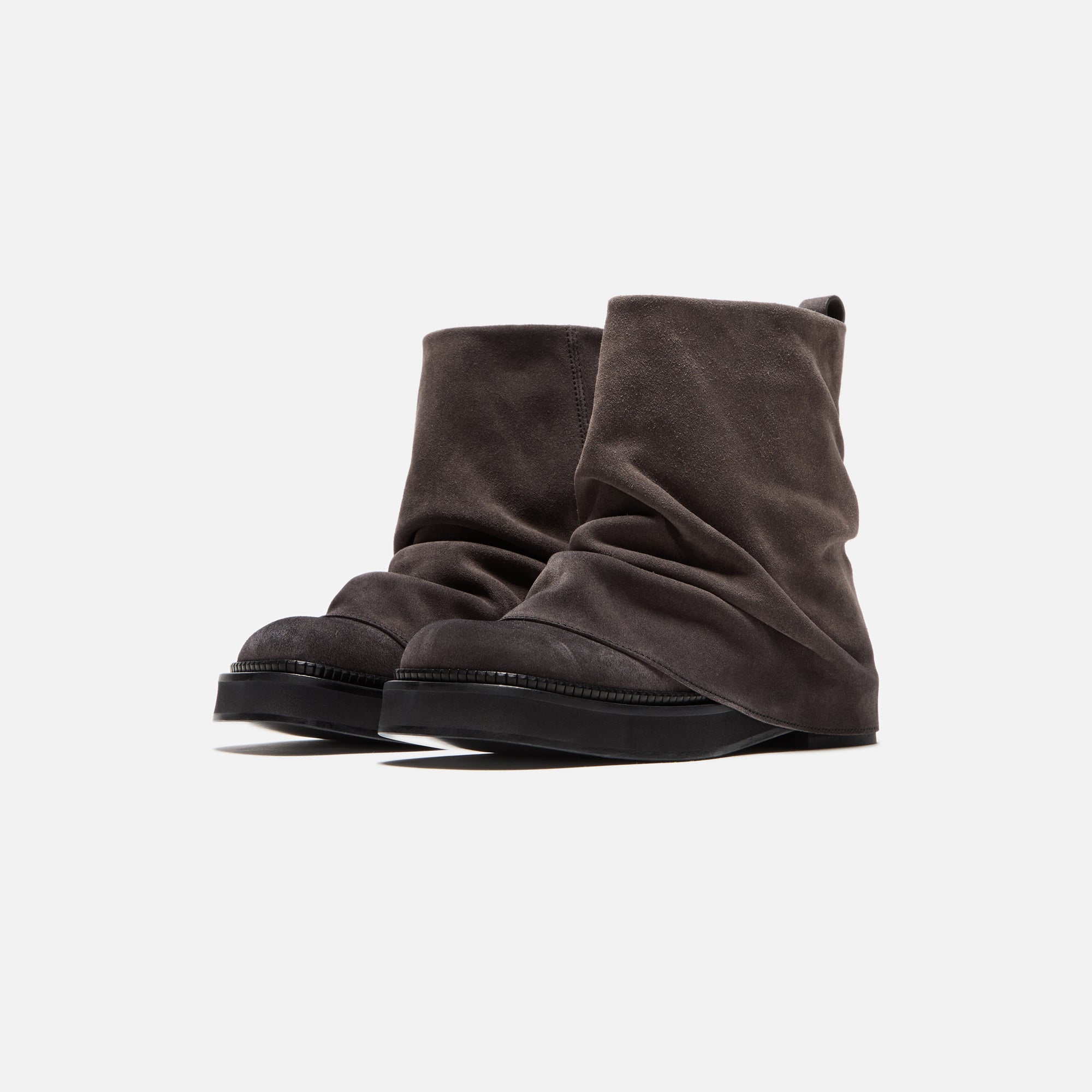 靴 THE ATTICO mini boot /size37 THE ATTICO Mini Robin $1110 Black Leather 30mm Combat Boots