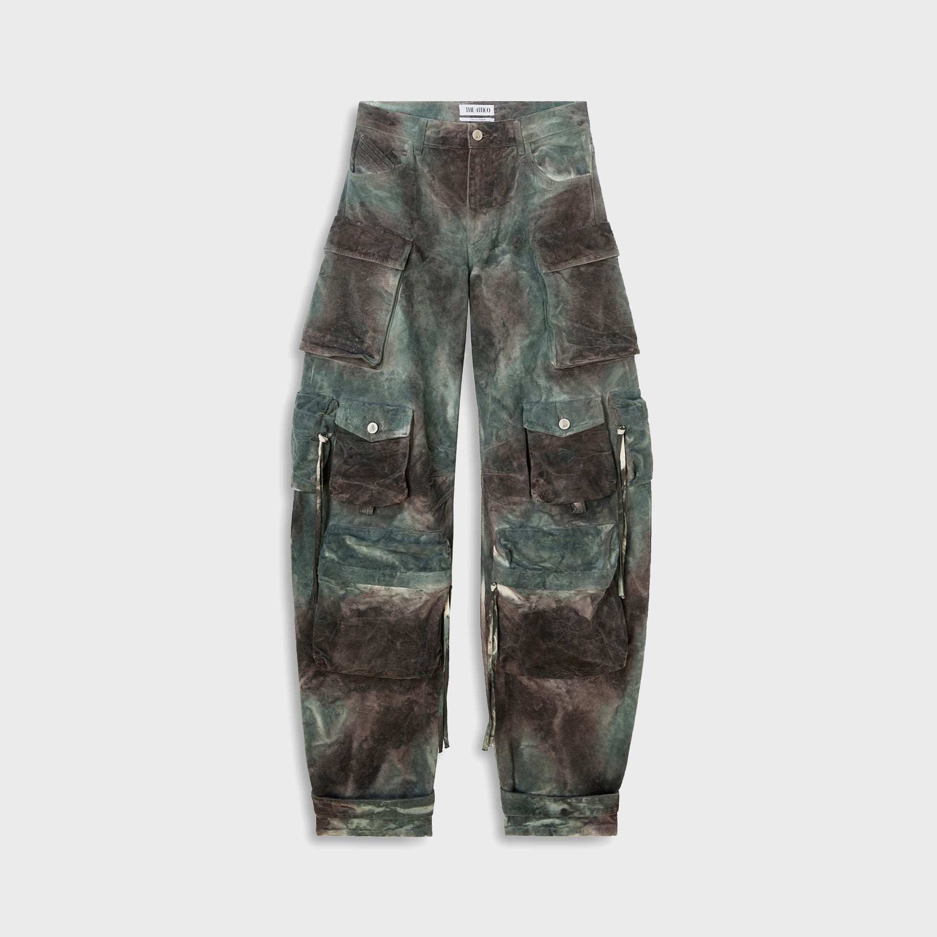 The Attico Fern Long Pant - Stained Green