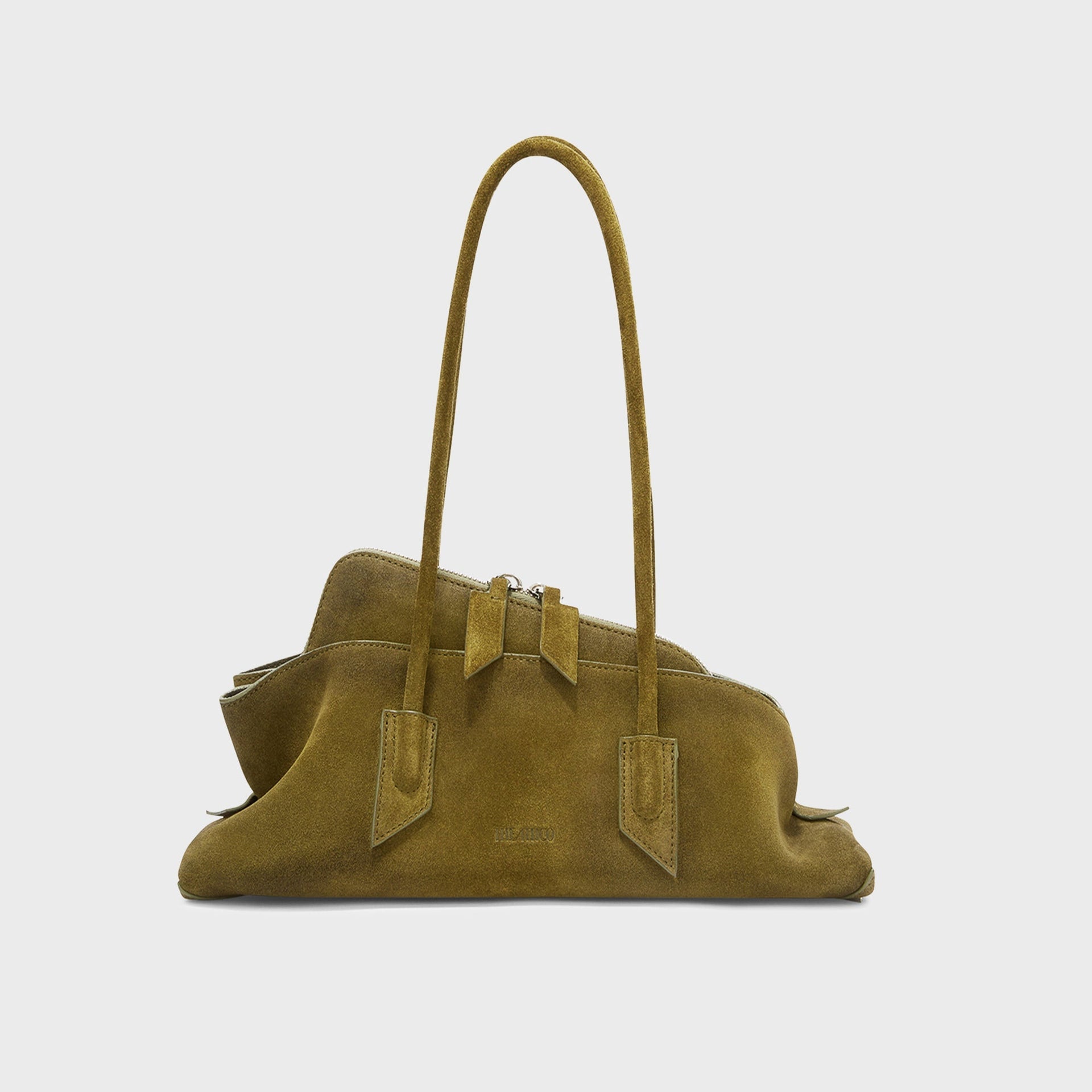 The Attico La Passeggiata Small Top Handle Bag - Khaki