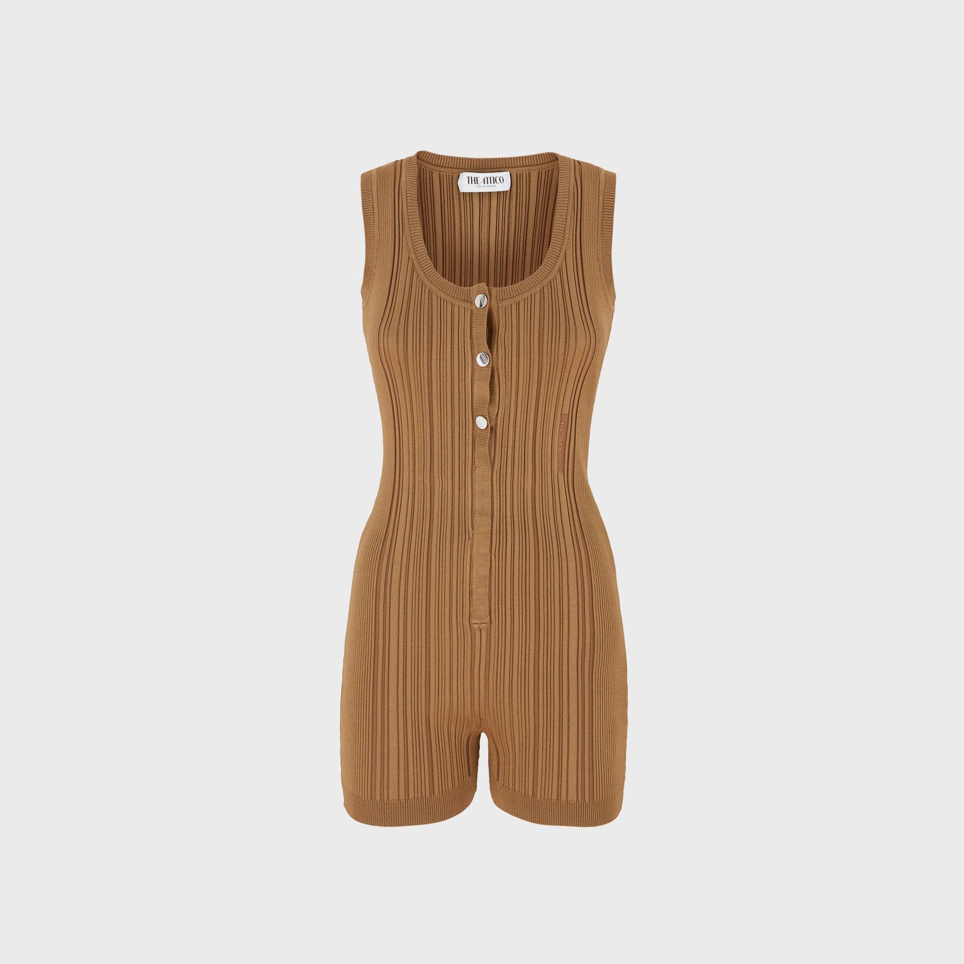 The Attico Overall in Copper