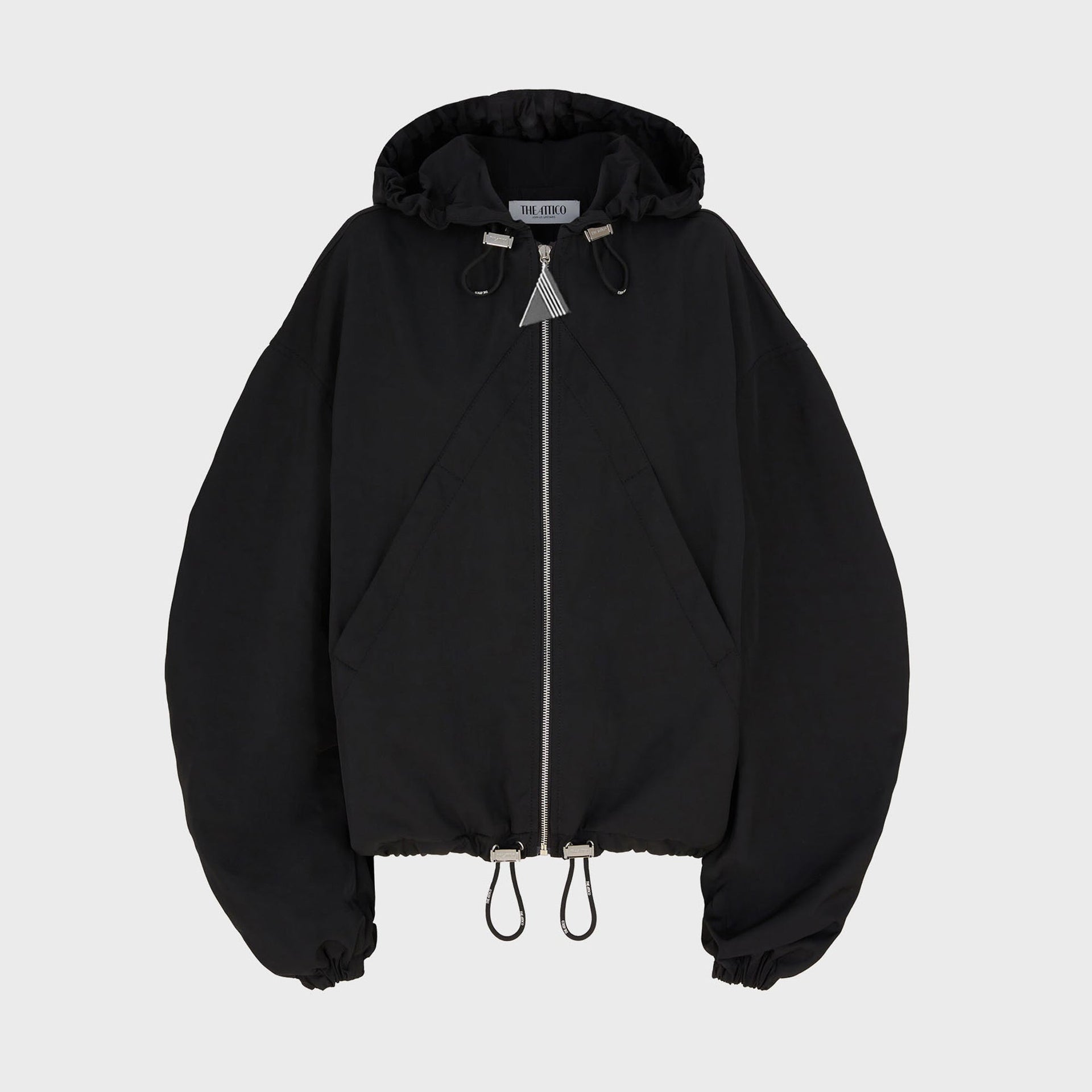 The Attico Bomber Jacket in Black