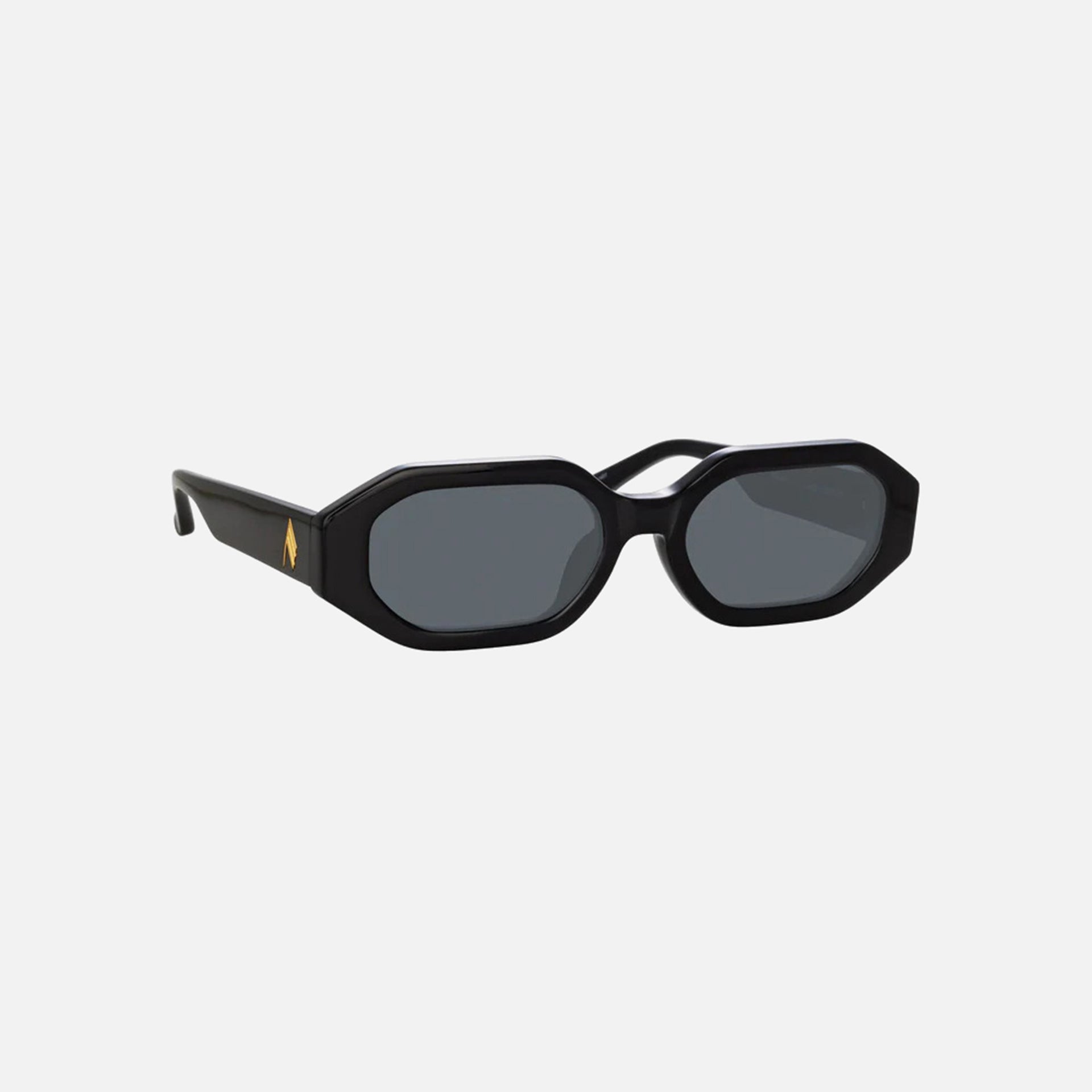 The Attico Irene Frames - Black with Grey Lens