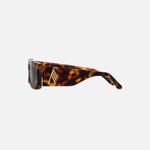 The Attico Mini Marfa Frames - Tortoise Shell / Brown Lens