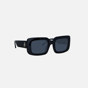 The Attico Jorja Frames - Black with Grey Lens
