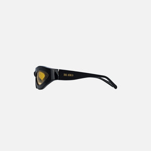 The square-frame 56 Frame Sunglasses - Black / Yellow