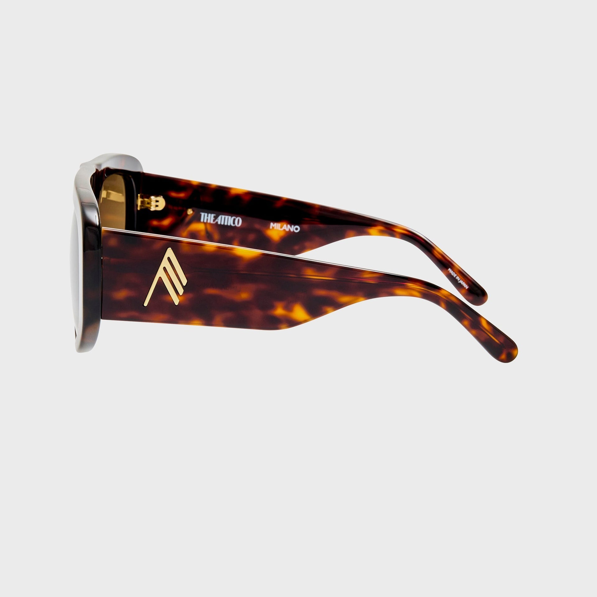 The Attico Milano Sunglasses - Tortoise Shell