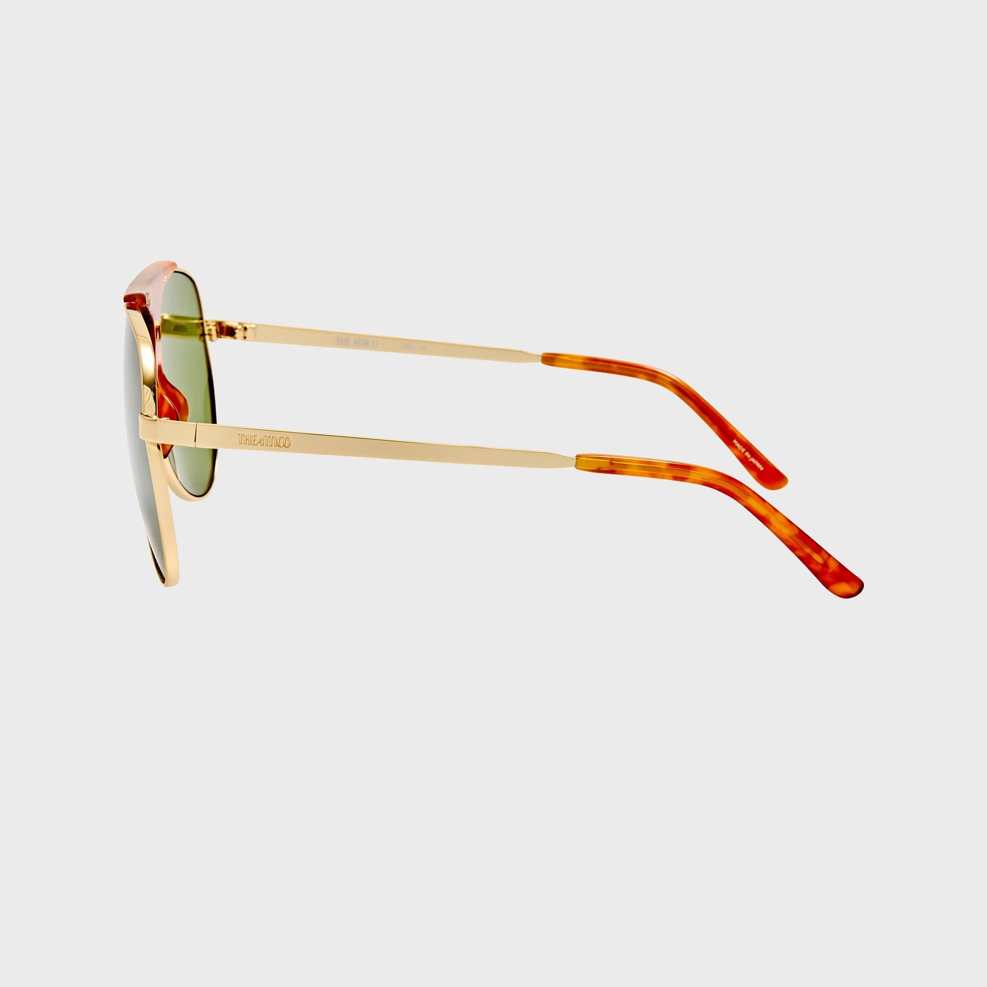 The Attico Amelia Sunglasses - Yellow Gold / Light Gold