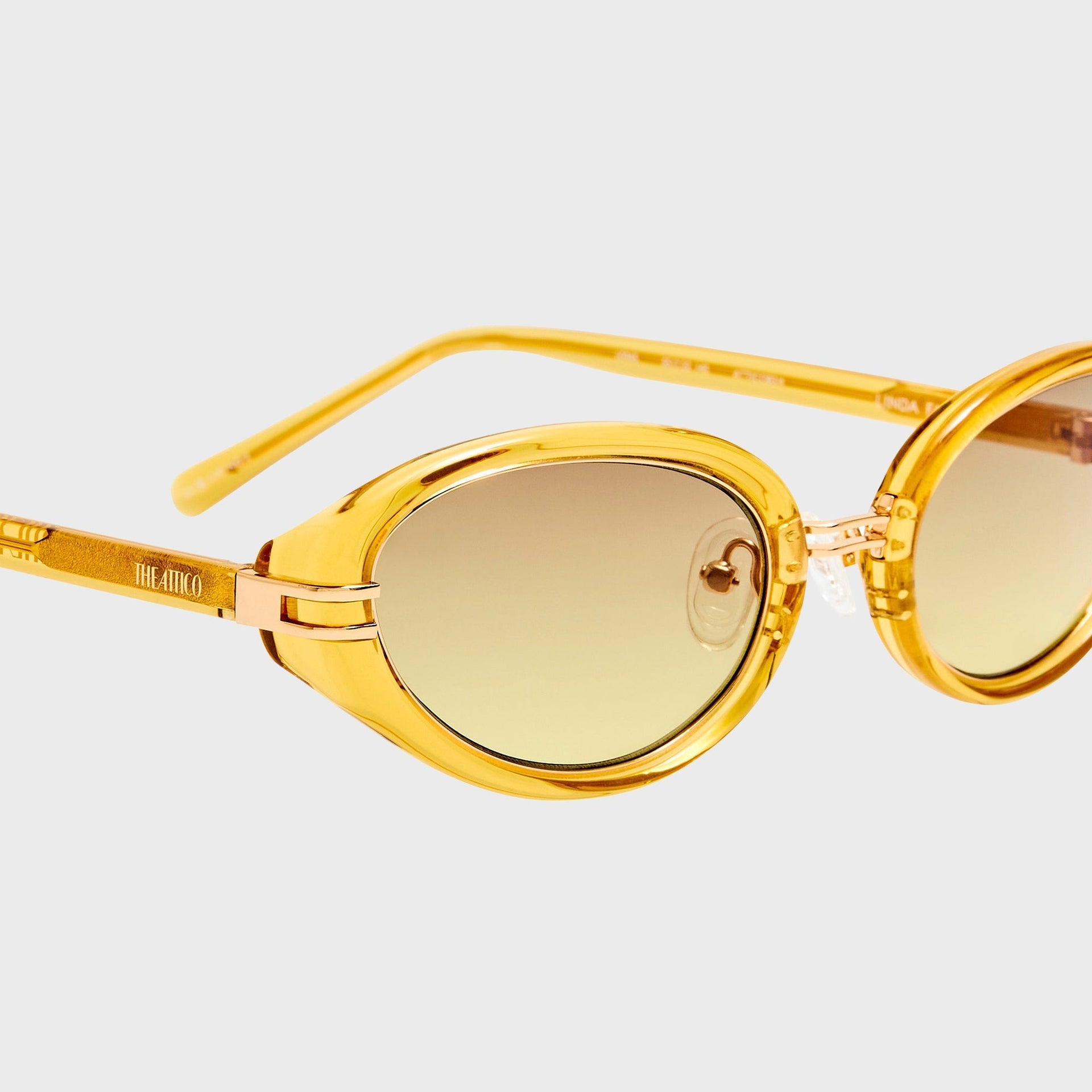 The Attico 83 Sunglasses - Yellow