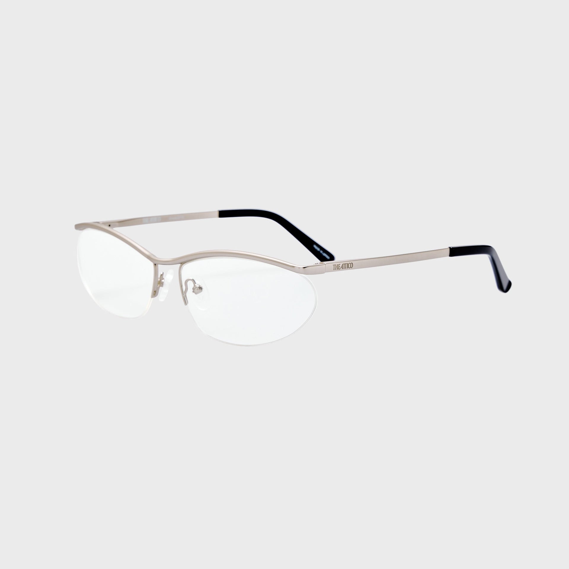 The Attico Charlotte Optical Sunglasses - Matte Silver