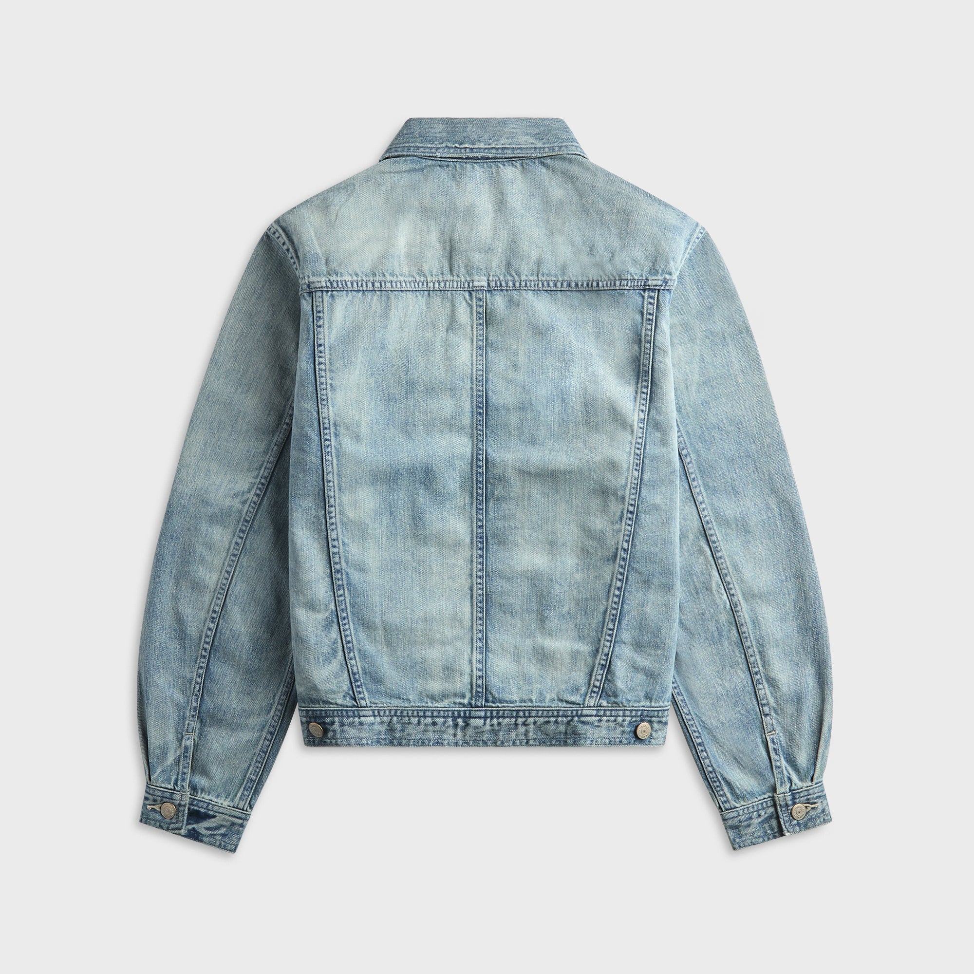 Auralee Faded Selvedge Light Denim Blouson - Light Indigo – Kith