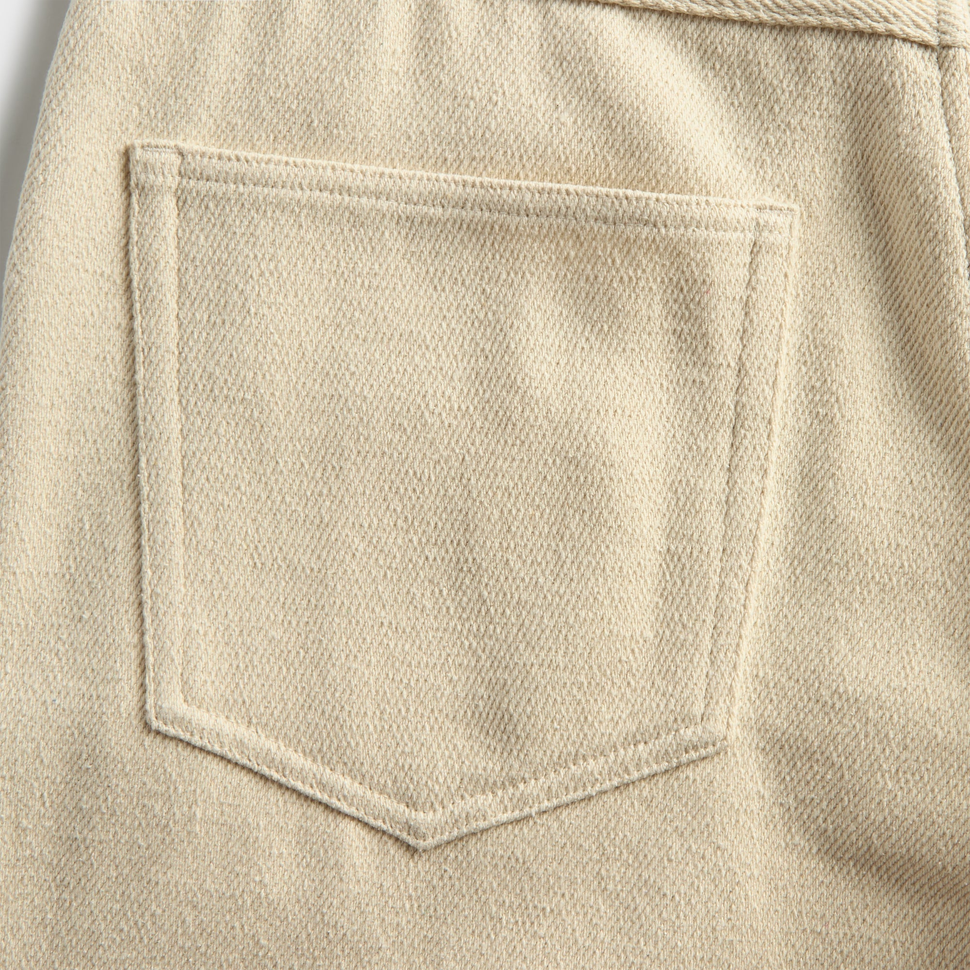 Auralee Silk Nep Denim 5P Wide Pant - Ivory / White – Kith