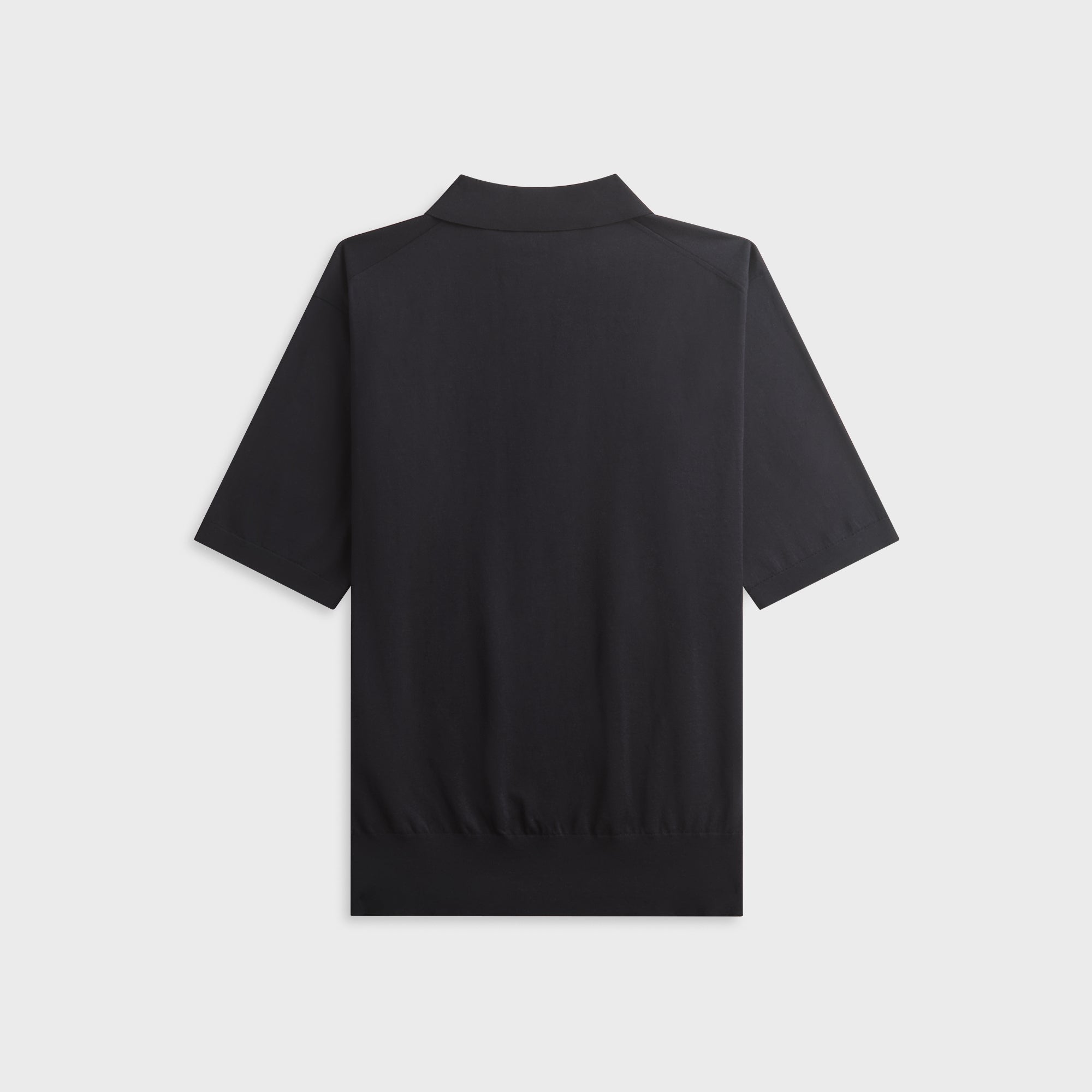 Auralee Giza High Gauge Knit Polo - Dark Navy – Kith