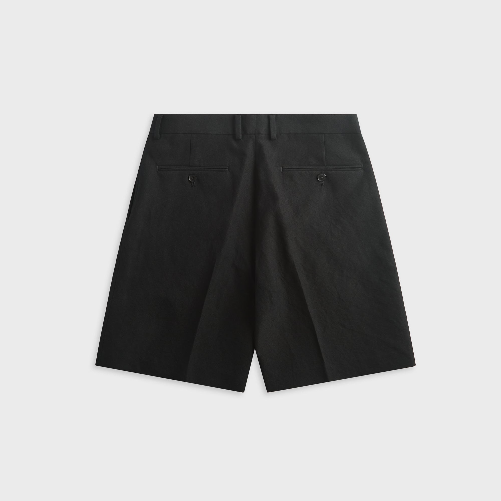 Auralee Wool Cotton Linen Ox Short - Black – Kith