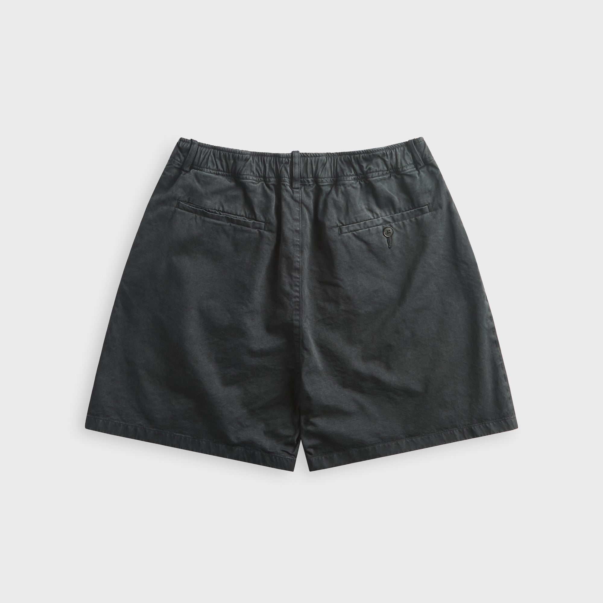 Auralee Garment-Dyed Finx Light Chino Short - Black – Kith