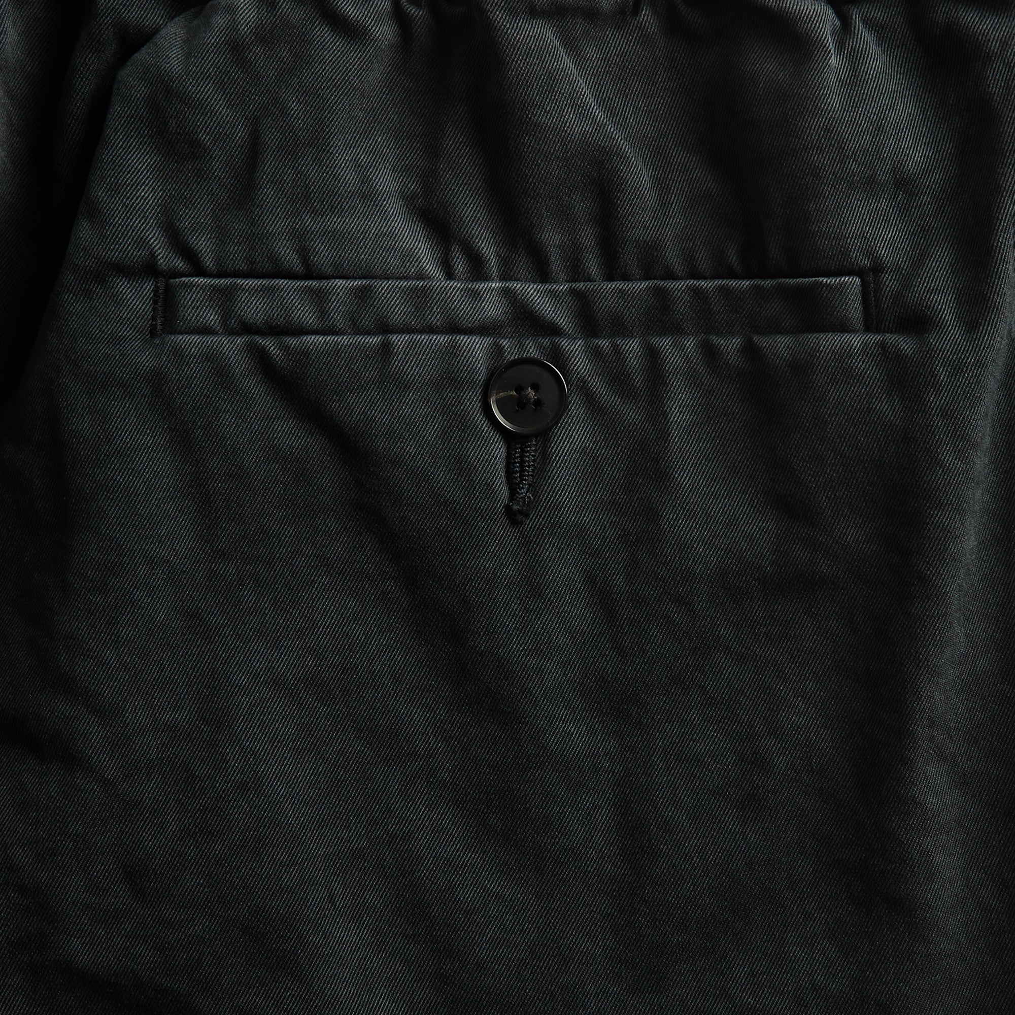 Auralee Garment-Dyed Finx Light Chino Short - Black – Kith