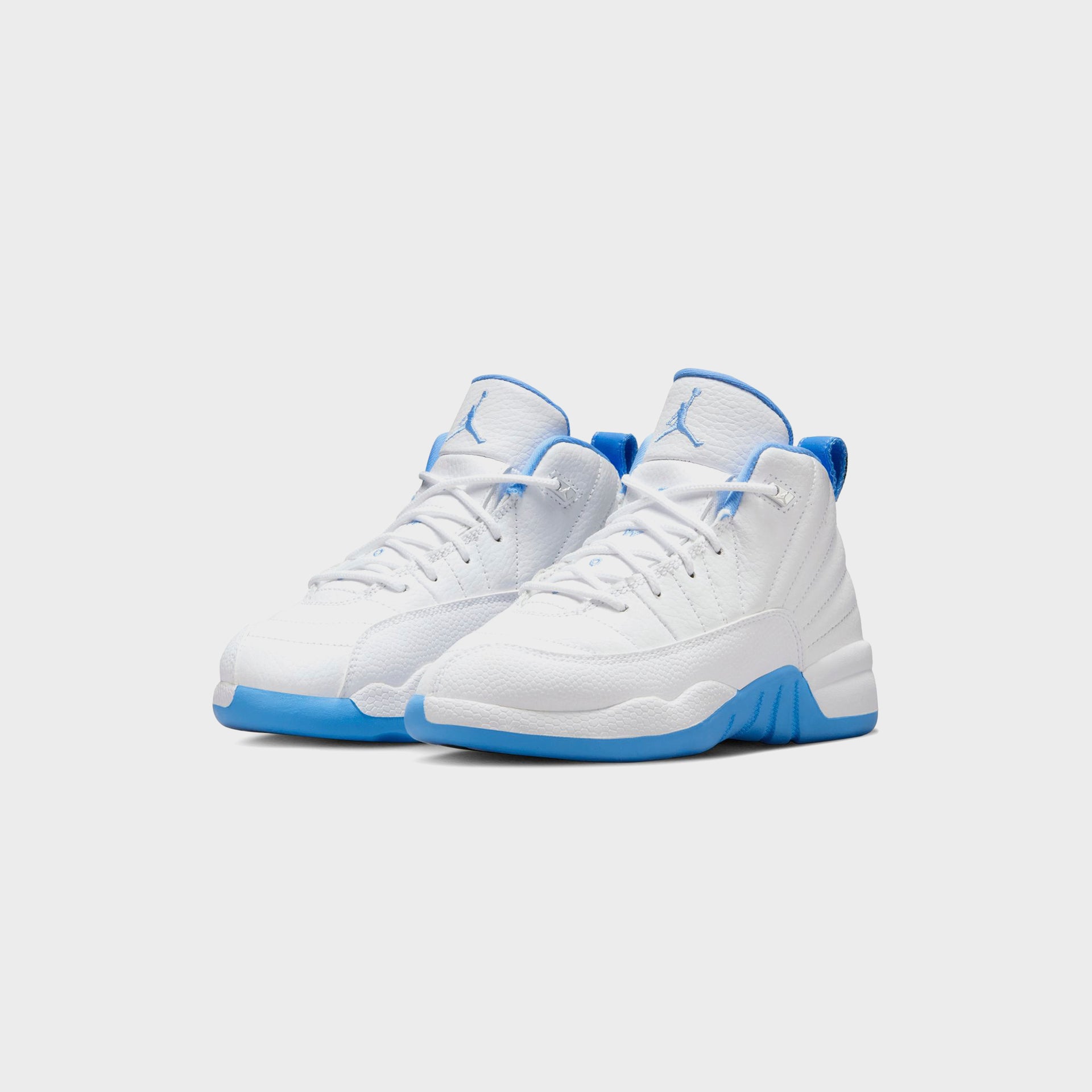 Jordan PS Jordan 12 Retro - White / Metallic Silver / University Blue