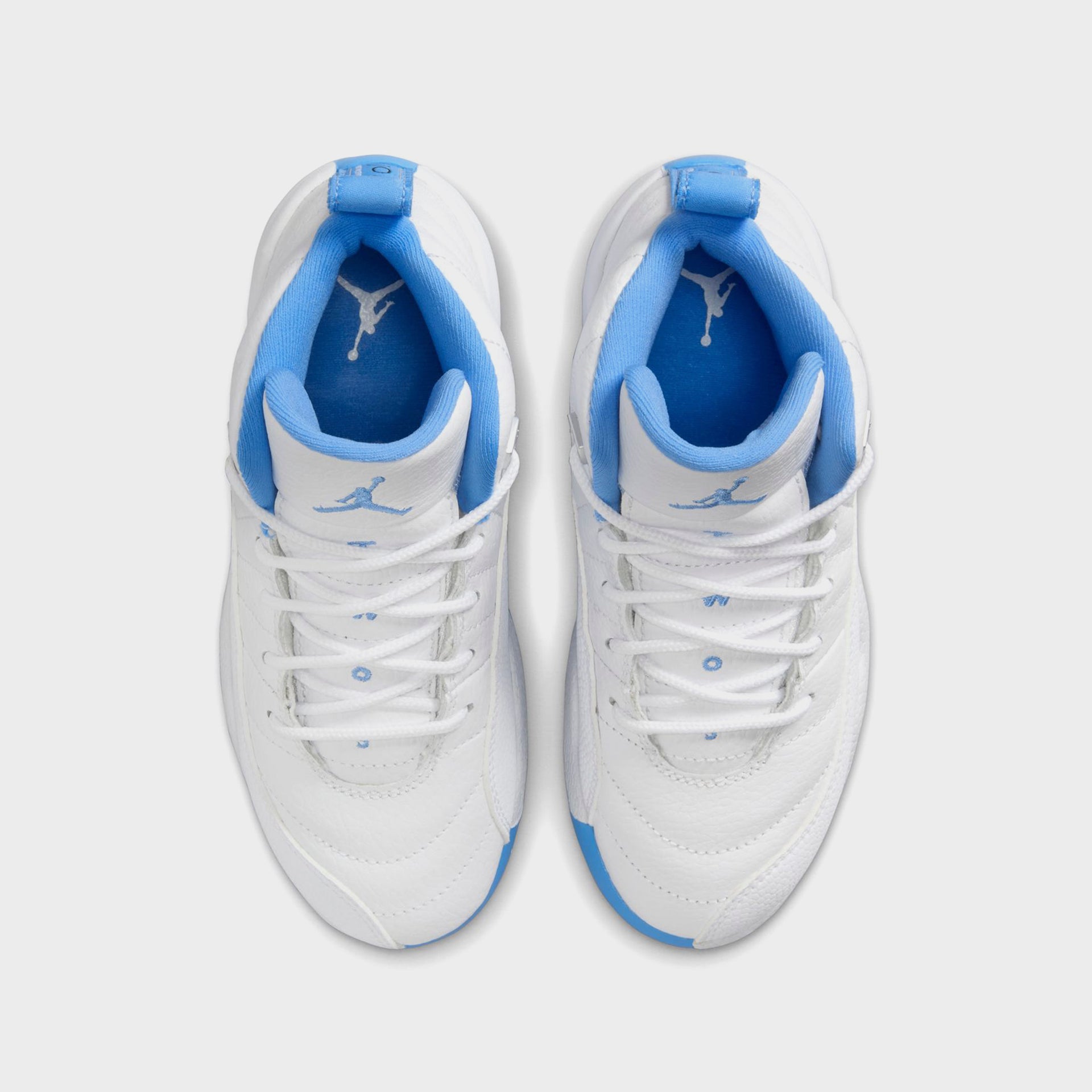 Jordan PS Jordan 12 Retro - White / Metallic Silver / University Blue